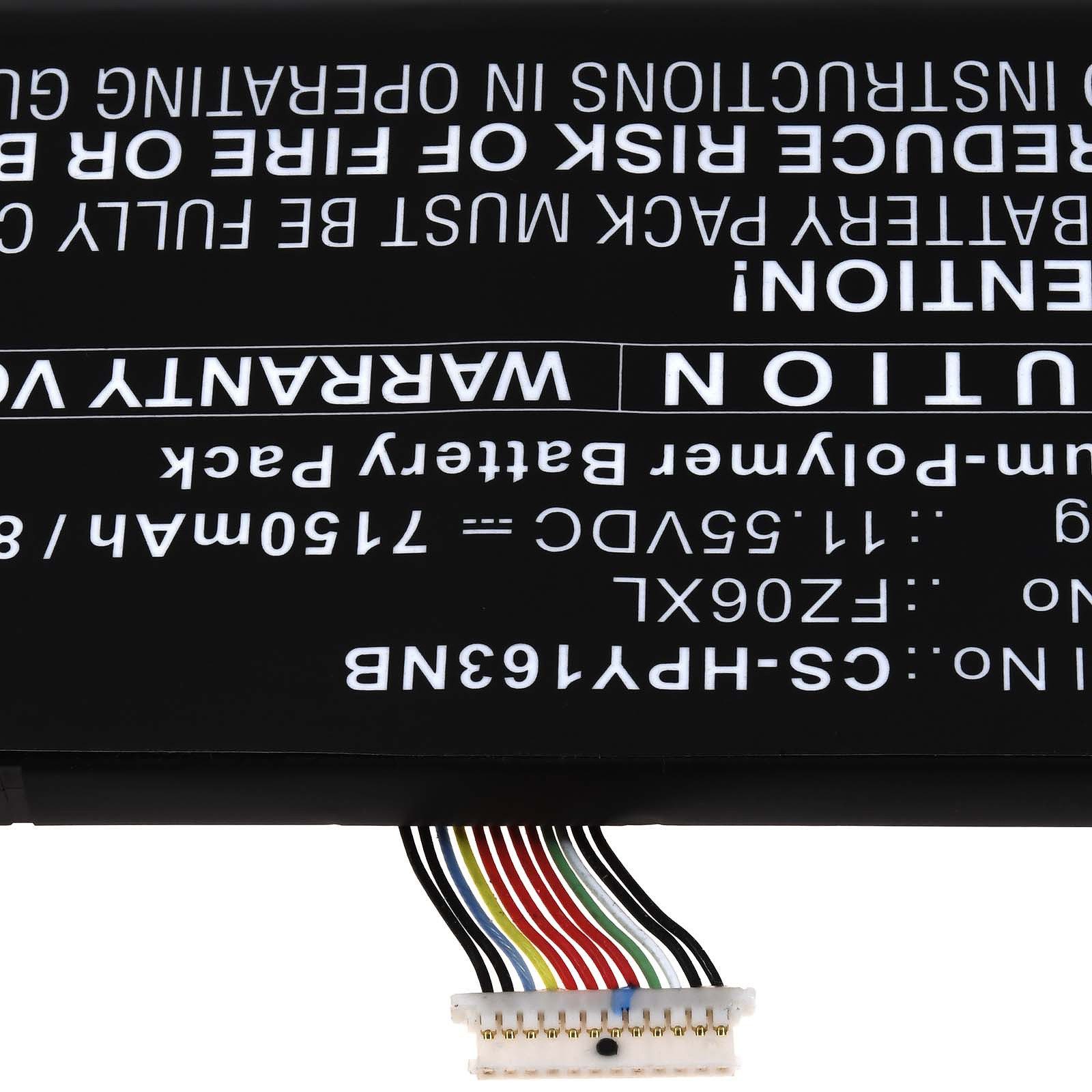 Powery Akku für HP ENVY 16-H0054NW Laptop-Akku 7150 mAh (11.55 V)