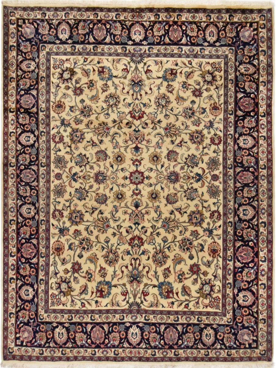 Orientteppich Mashhad 218x284 Handgeknüpfter Orientteppich / Perserteppich, Nain Trading, rechteckig, Höhe: 12 mm