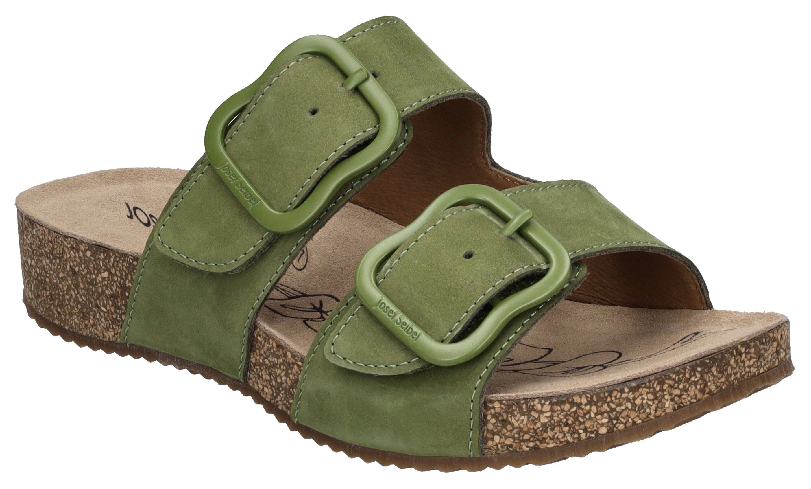 Josef Seibel Tonga 64 Pantolette, Plateau, Sommerschuh, Schlappen mit Schnallenverschluss