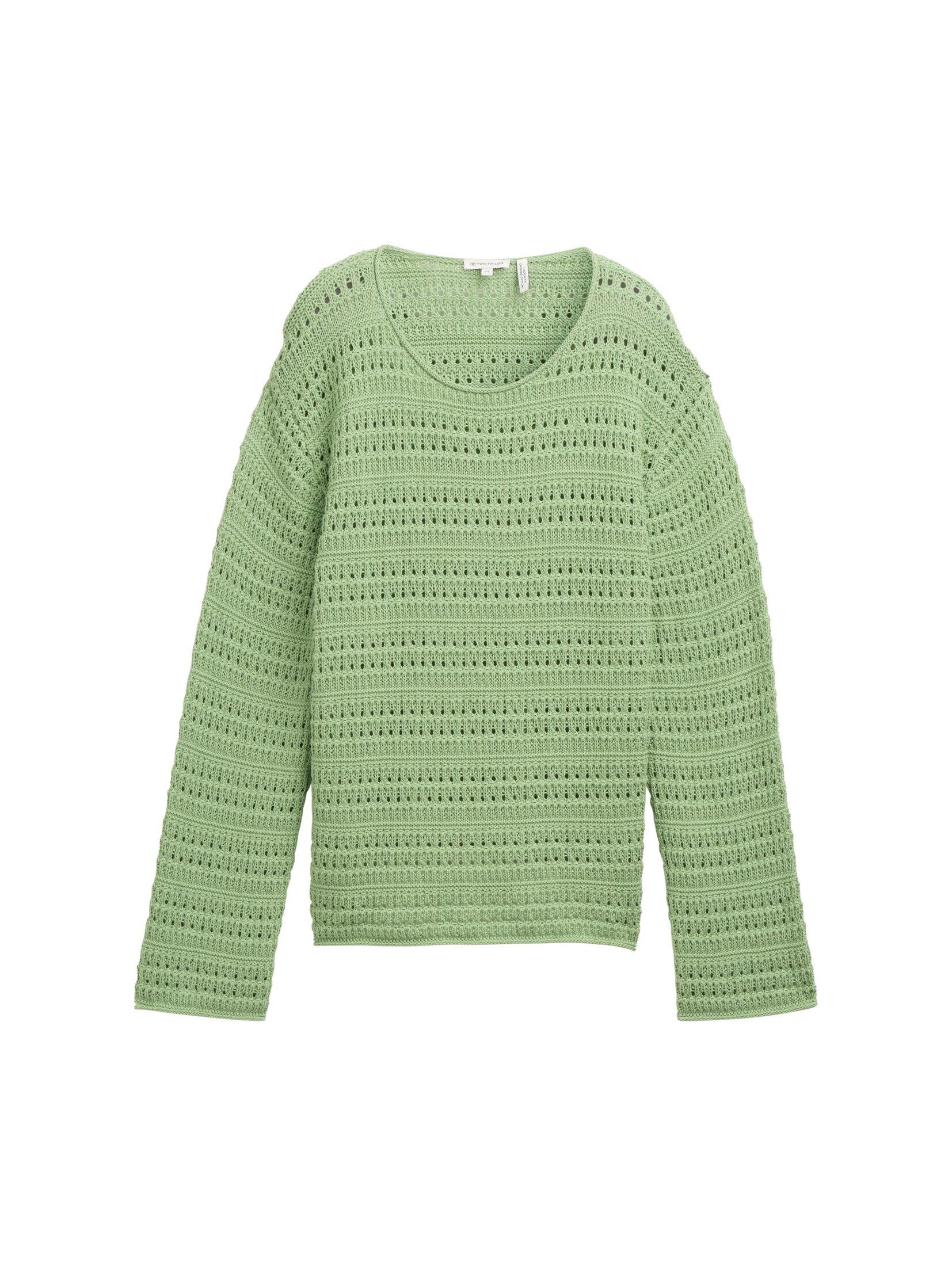 TOM TAILOR Strickpullover Pullover & Strickjacken Strickpullover aus Bio-Ba günstig online kaufen