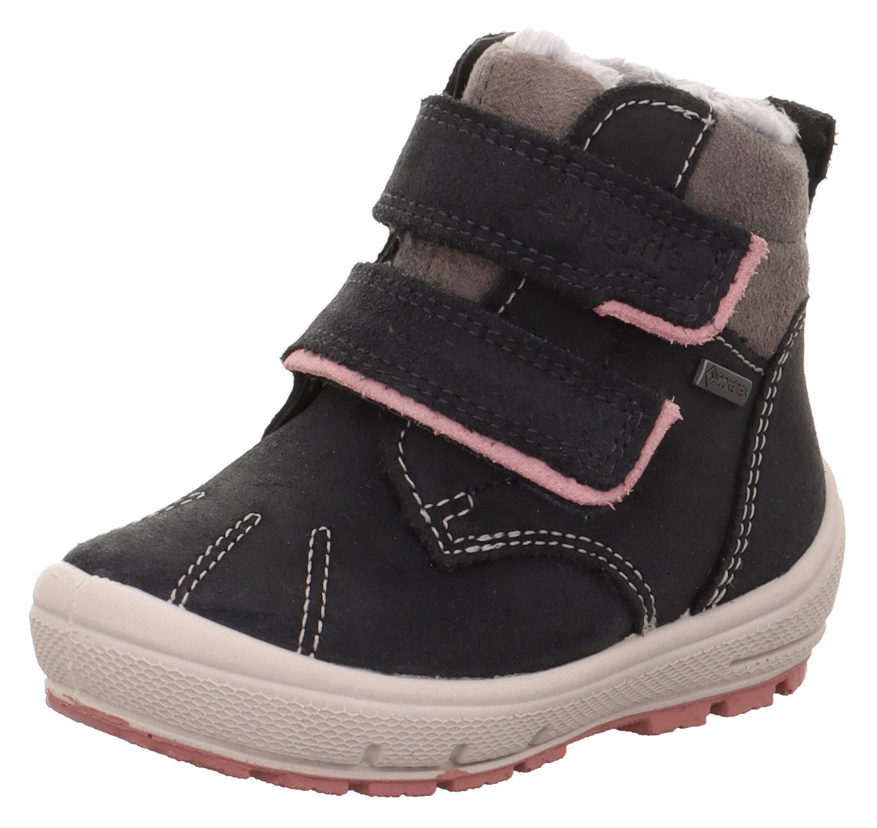 Superfit GROOVY 2.0, WMS: mittel Klettstiefel Snowboots mit Schurwolle, Größenschablone zum Download