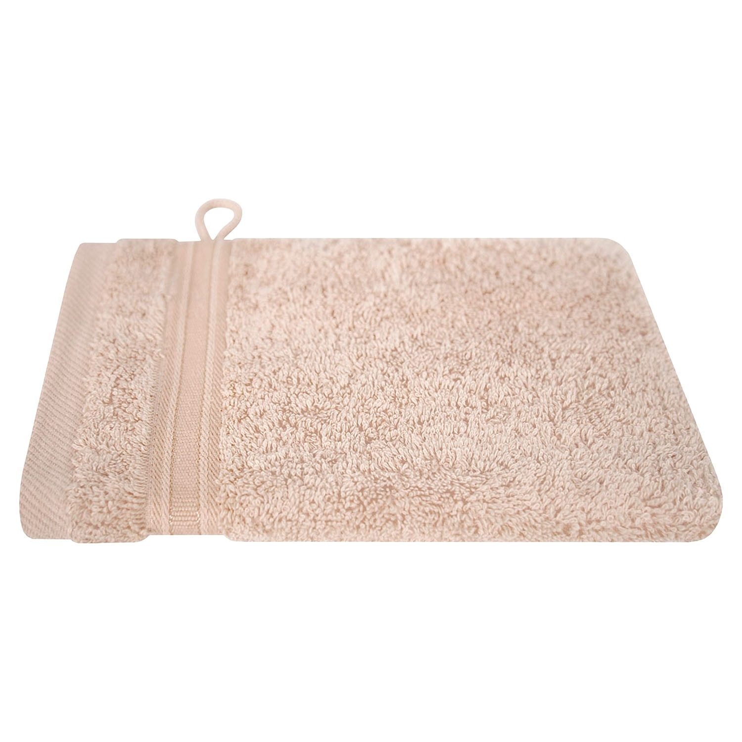 Waschhandschuh Waschlappen SIENA, Champagner, B 16 cm, L 21 cm