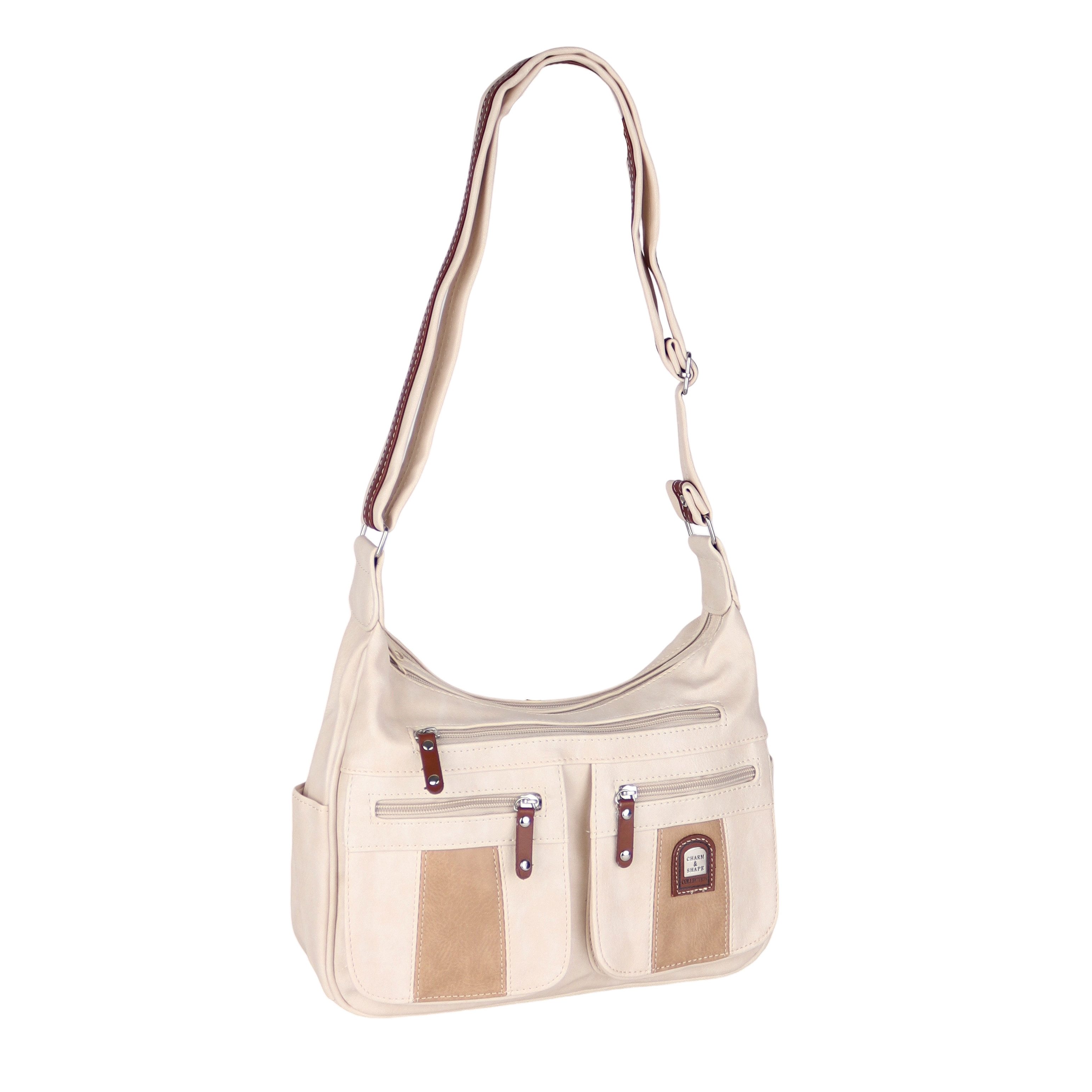MIRROSI Umhängetasche Damen Schultertasche, 33x24x10cm Mittelgroß