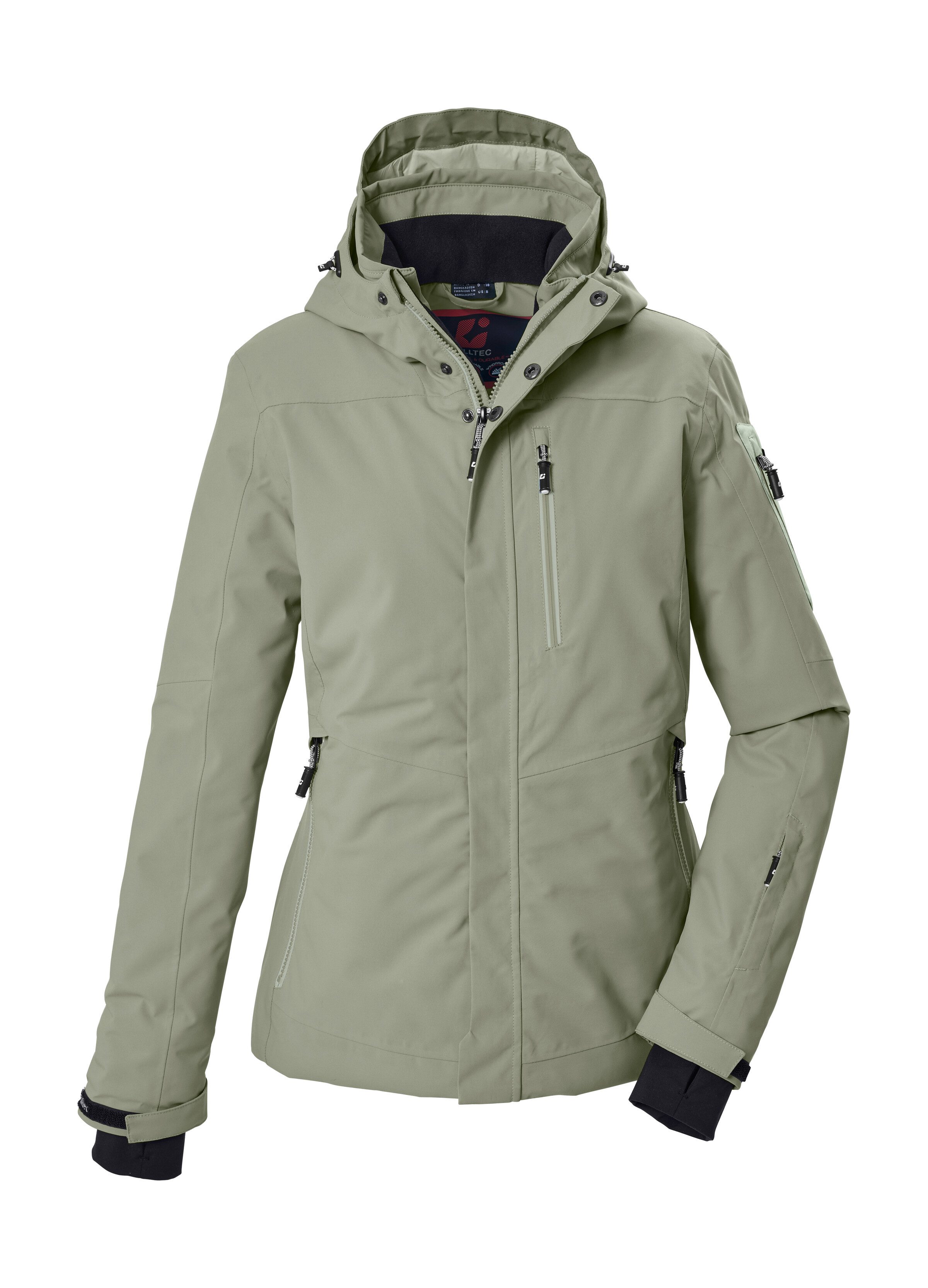 Killtec Skijacke KSW 228 WMN SKI JCKT Wind- und wasserdichte Skijacke mit regulierbarer Kapuze