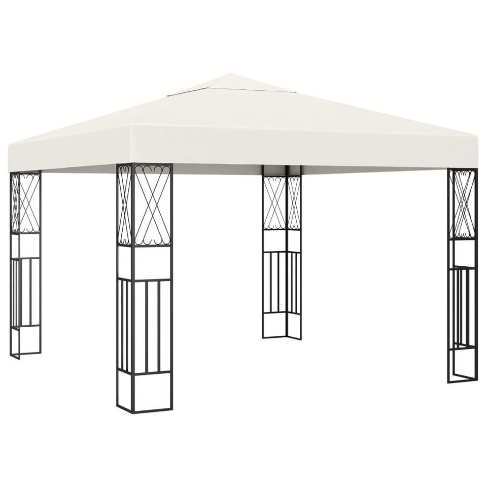 vidaXL Partyzelt »Pavillon 3×3 m Creme Stoff«