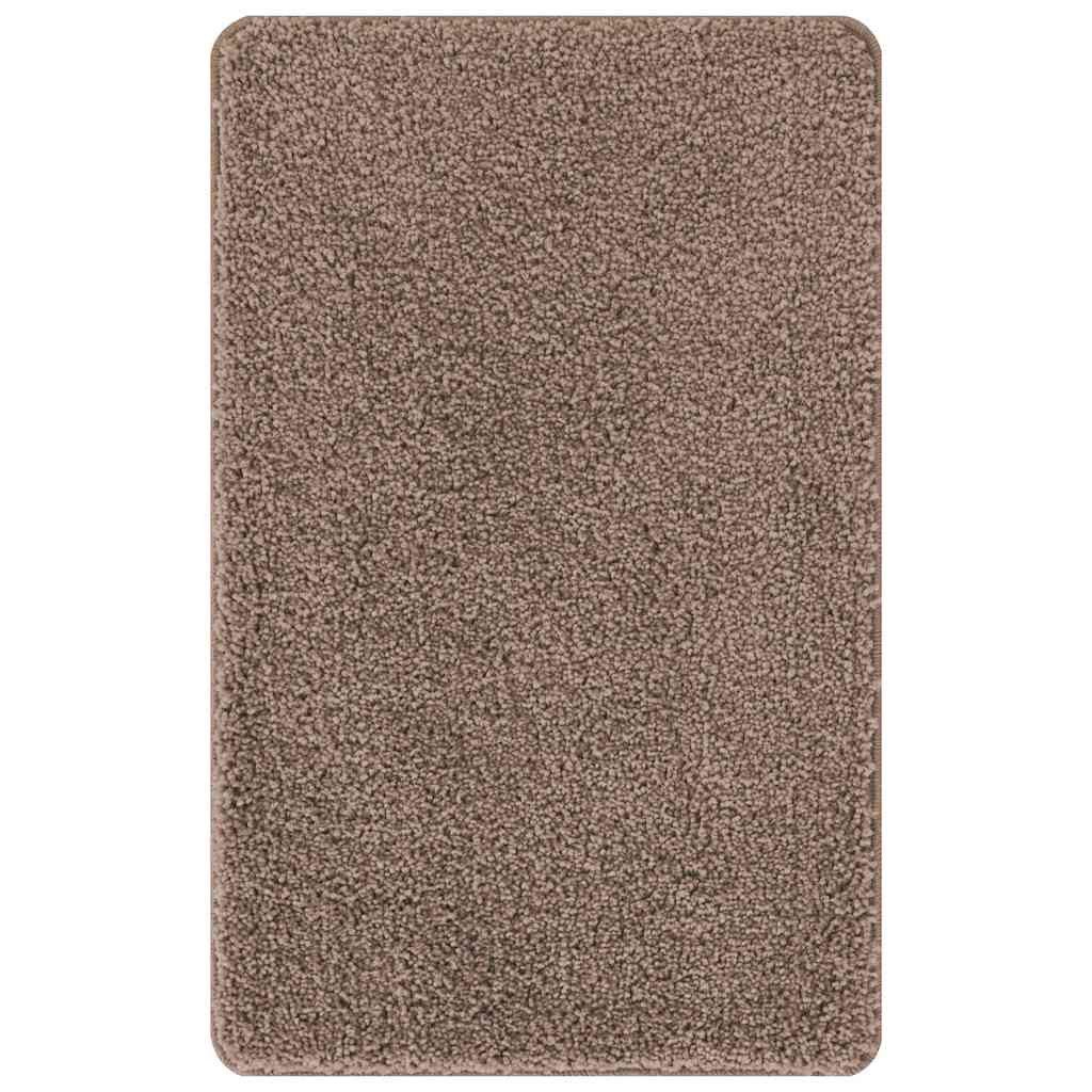 vidaXL Badematte Rutschfeste Badmatte Braun 50 x 80 cm PP, Höhe 0.2 mm, Pol günstig online kaufen