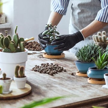 Jinfa Dekovase Jinfa Keramik-Bonsai-Töpfen in Mix Form mit Entwässerungslöchern