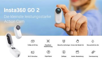 Insta360 GO 2 Action-Kamera, 27 g, vlog, wasserdicht,+ADO EBIKE Luftpumpe Action Cam (WLAN (Wi-Fi)