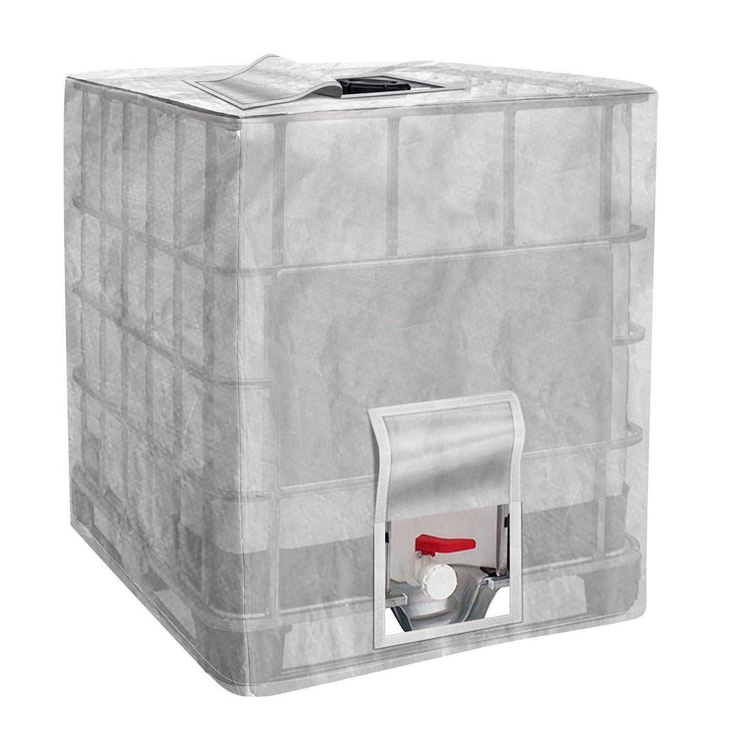 LuxusKollektion Schutzplane IBC Abdeckung 1000L Schutzplane Polyethylene (Pe) Transparent