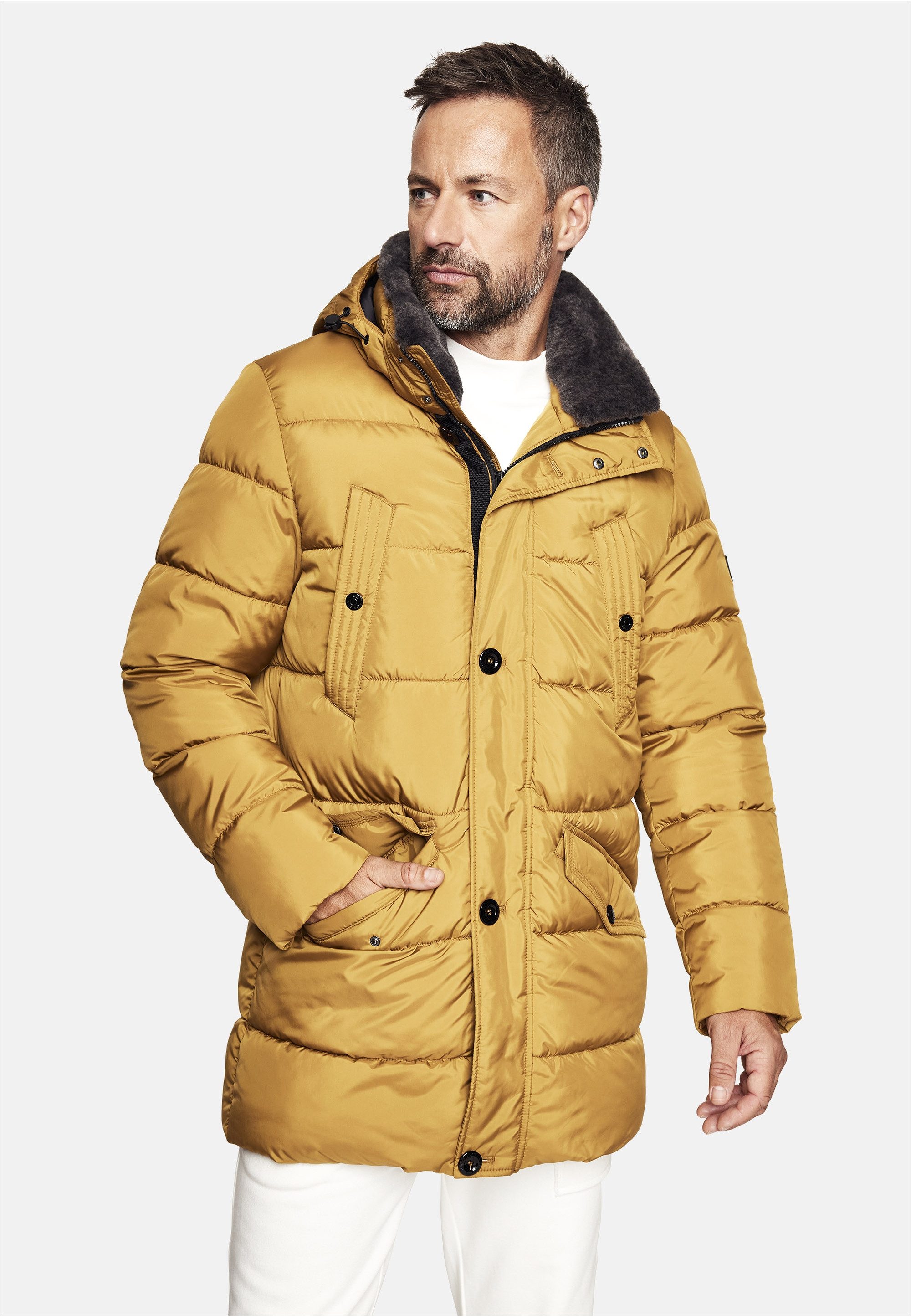 New Canadian Steppjacke mit abnehmbarem Innenkragen