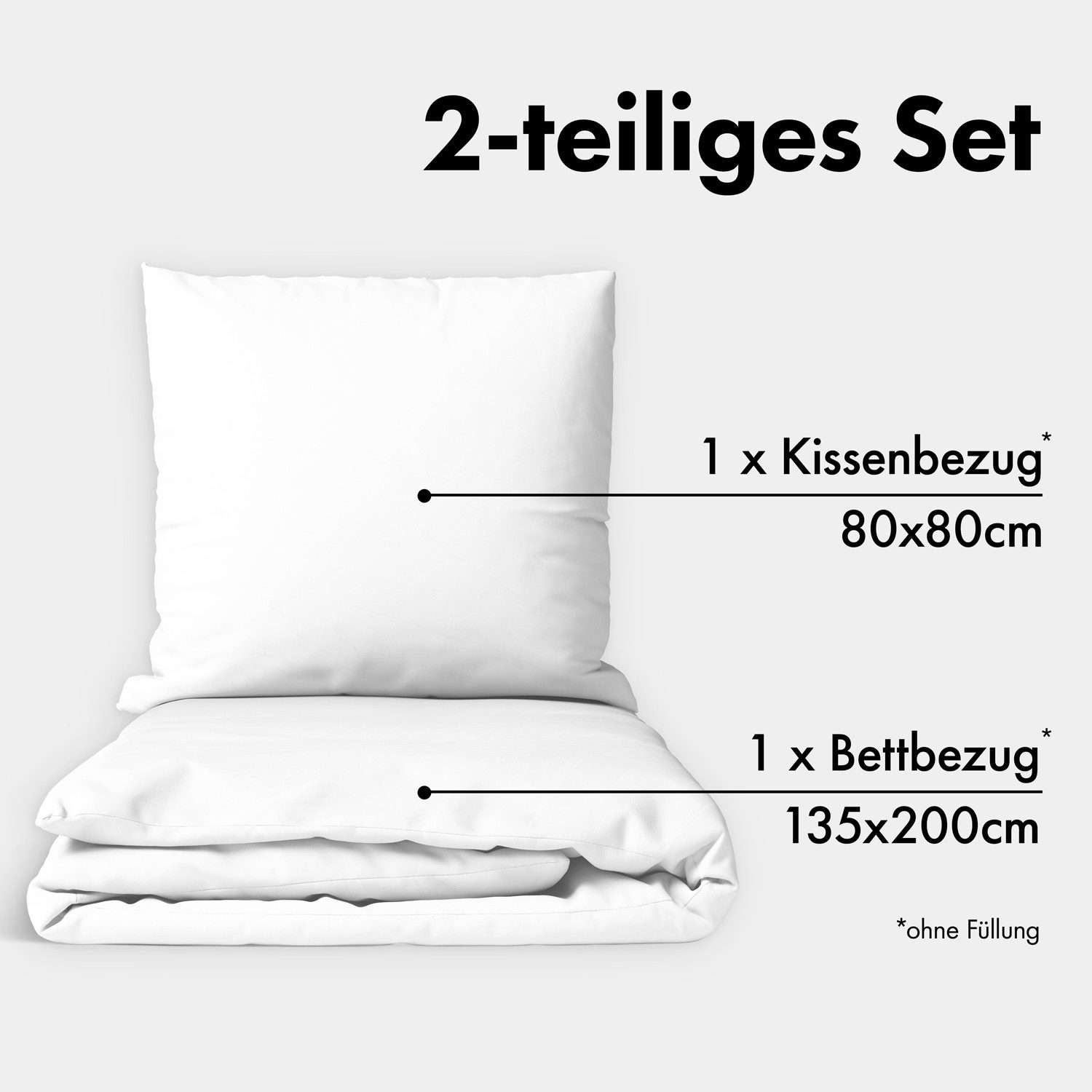 Jacobson Bettwäsche Set - 100% Baumwolle, günstig online kaufen