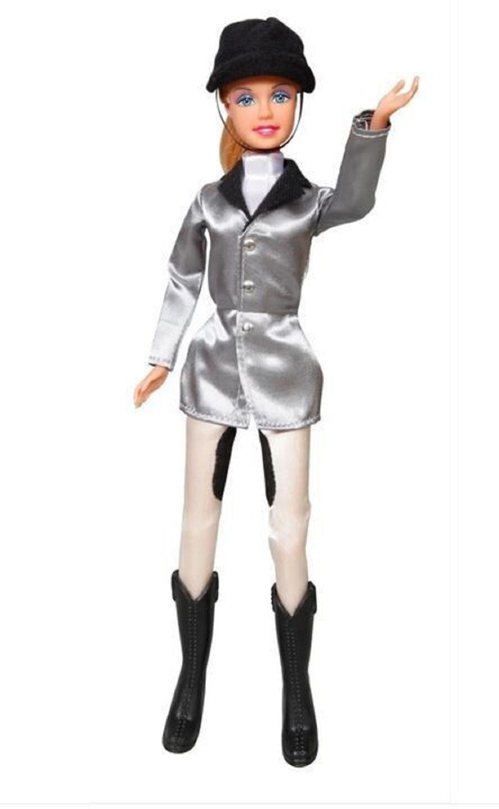 THE TOY COMPANY® Anziehpuppe Reiterin Ankleidepuppe ca. 30x 7,6x3,5 cm - Puppe Amia Nicole (2-tlg), Mitgebsel / Ideal als Geschenk