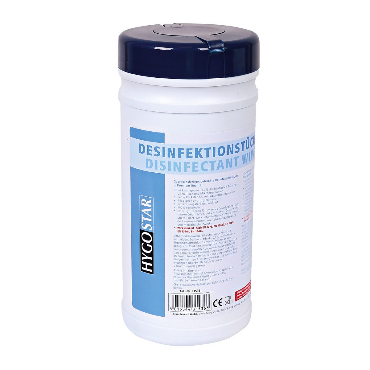 HYGO CLEAN Desinfektionstuch alkoholisch aus PP Reinigungstücher
