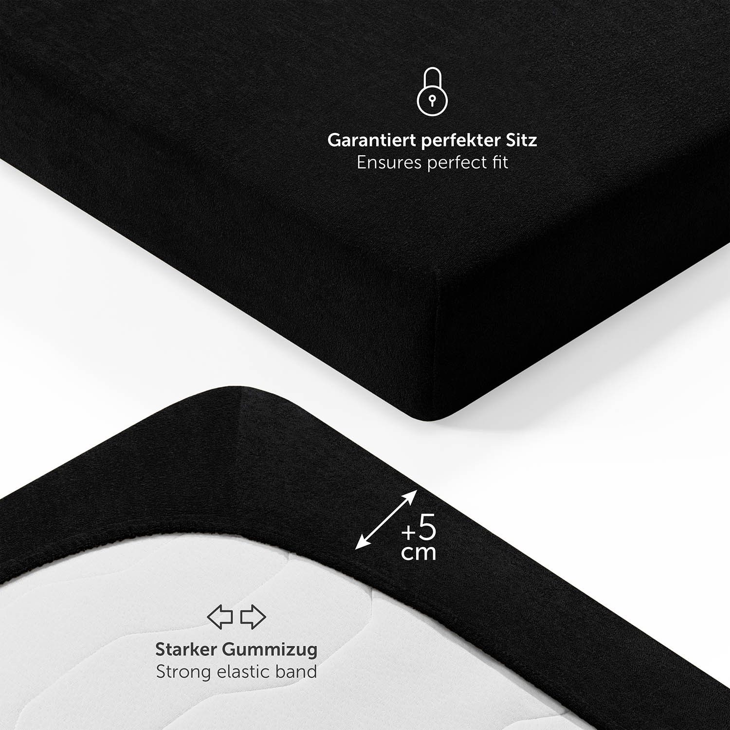 Blumtal Spannbettlaken Frottee Spannbettlaken Bettlaken, Frottee, Gummizug: günstig online kaufen