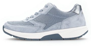 Gabor Rollingsoft Keilsneaker mit recyceltem Fußbett, Freizeitschuh, Halbschuh, Schnürschuh