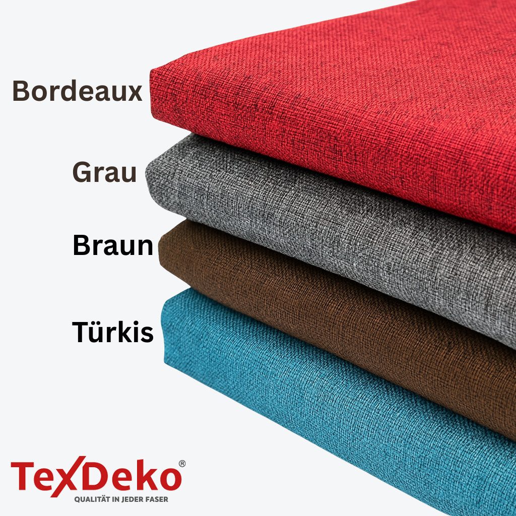 TexDeko Palettenkissen Ecolen Bezug (ohne Füllung) Austauschbezug, In- & Outdoor, UV-beständig, Wasserabweisend