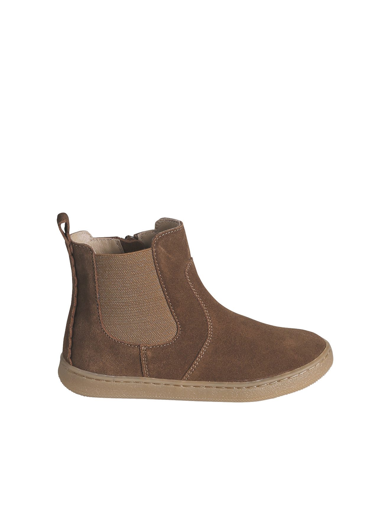 vertbaudet Mädchen Leder-Boots mit Reißverschluss Schnürboots