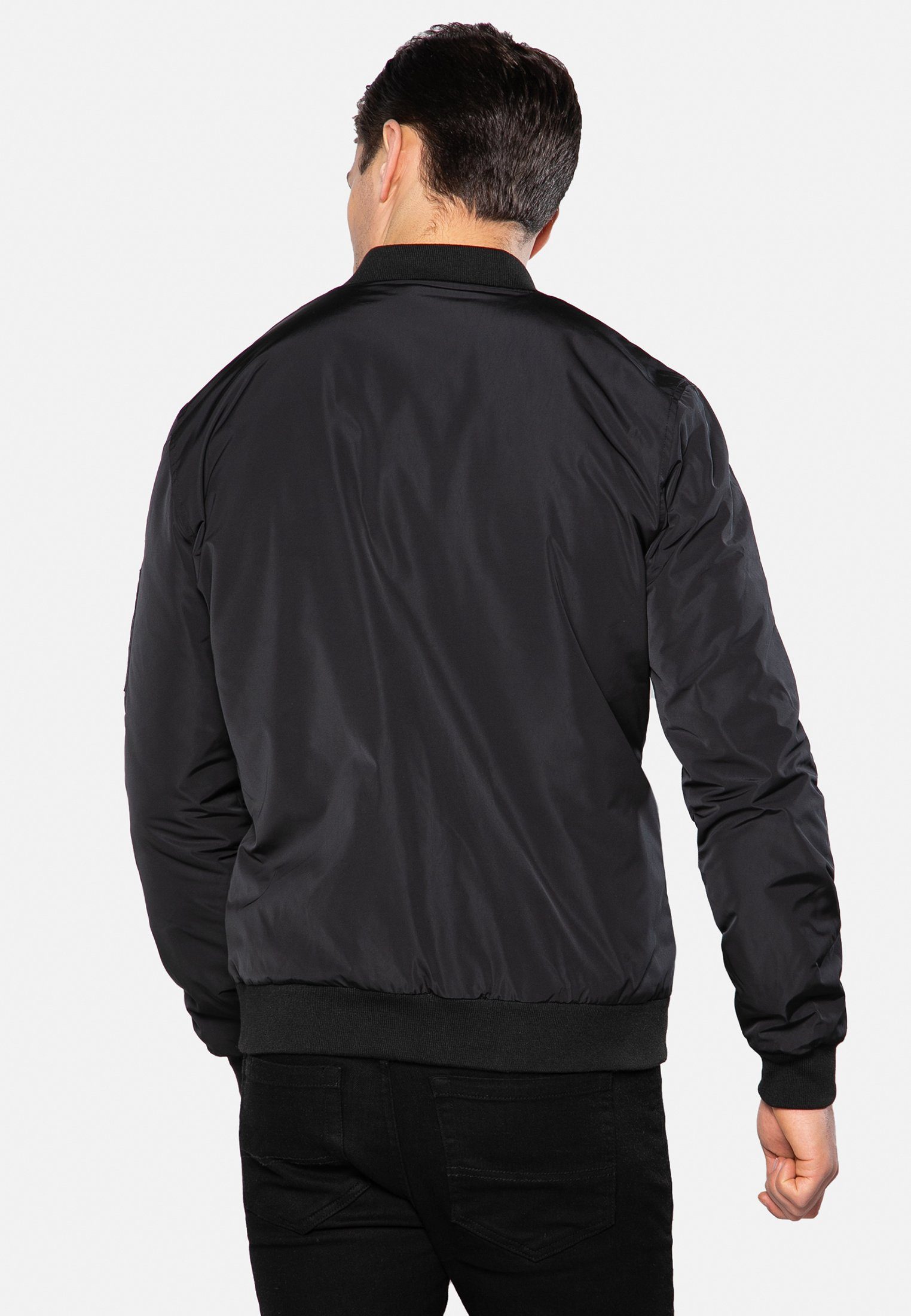 Global Rasen Jacket Recycled Black zertifiziert THB Threadbare (GRS) Blouson Standard