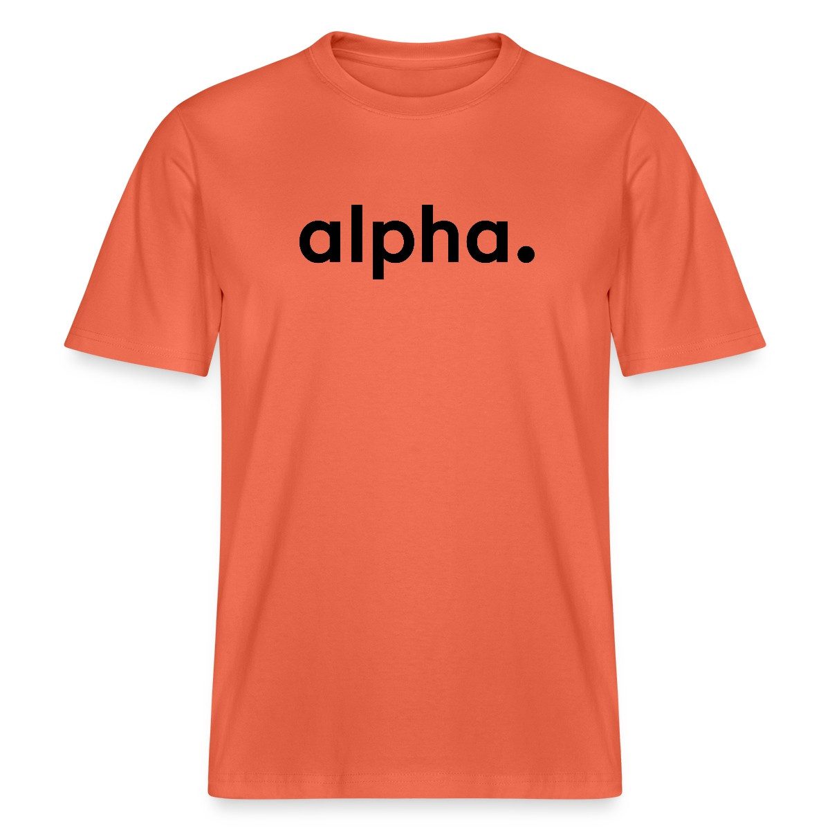 T-Shirt Stromberg Firmenschriftzug von Alpha Relaxed Fit Unisex T-Shirt