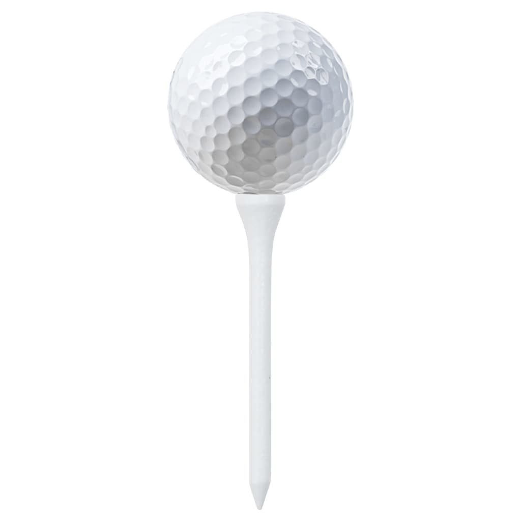 vidaXL Golftee Golf-Tees 1000 Stk. Weiß 83 mm Bambus