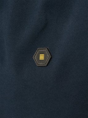 NO EXCESS Poloshirt mit Logo-Badge