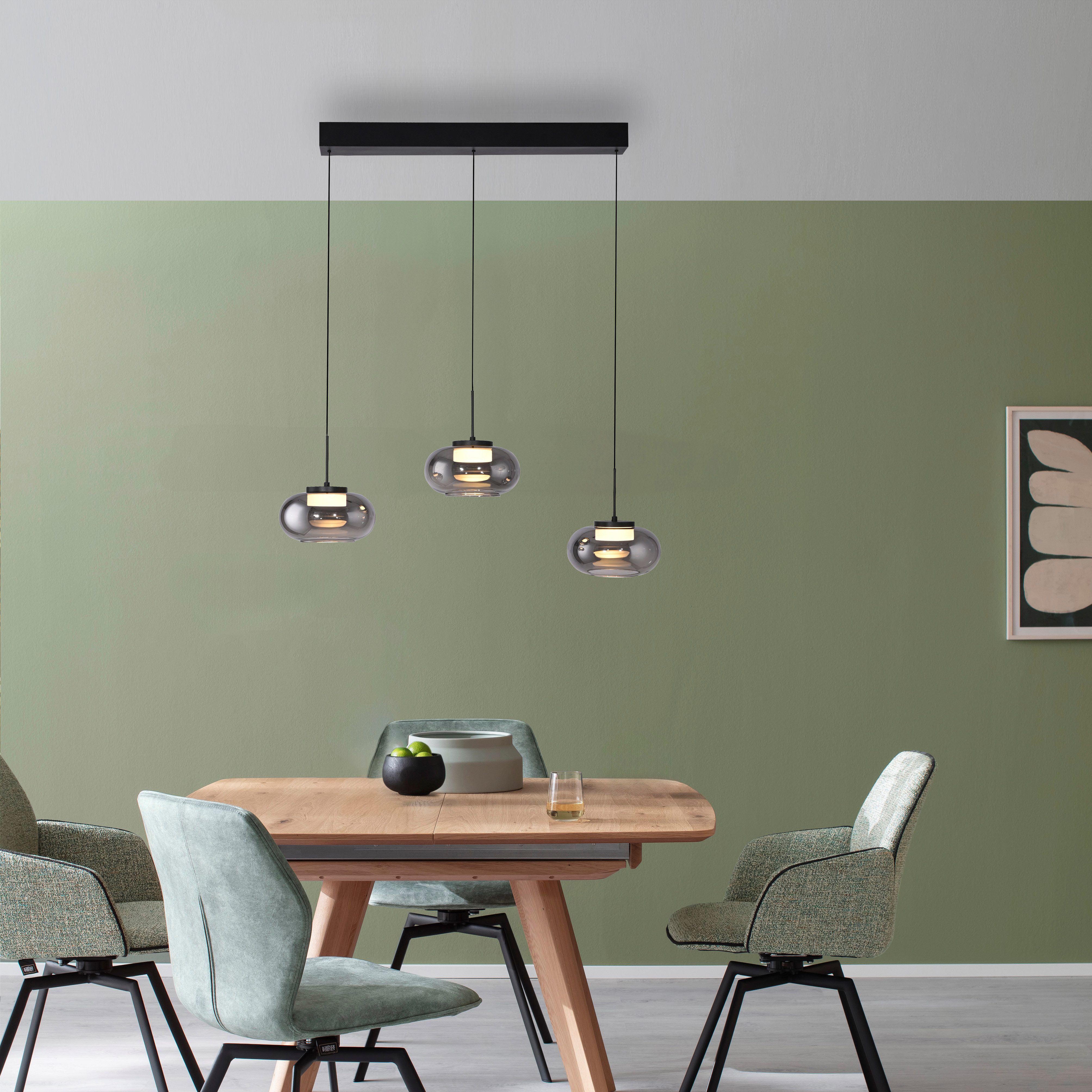 SCHÖNER WOHNEN-Kollektion LED Pendelleuchte SIA, Memoryfunktion, LED fest integriert, Warmweiß, SCHÖNER WOHNEN Kollektion, Höhenverstellbar, SimplyDim, Memoryfunktion