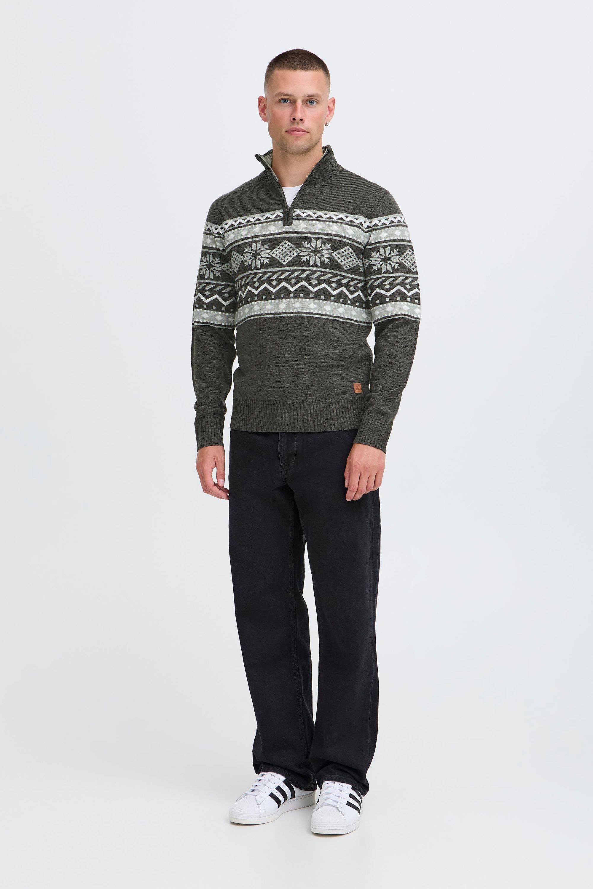 Blend Troyer BHNolan Klassischer Troyer mit Norweger-Muster