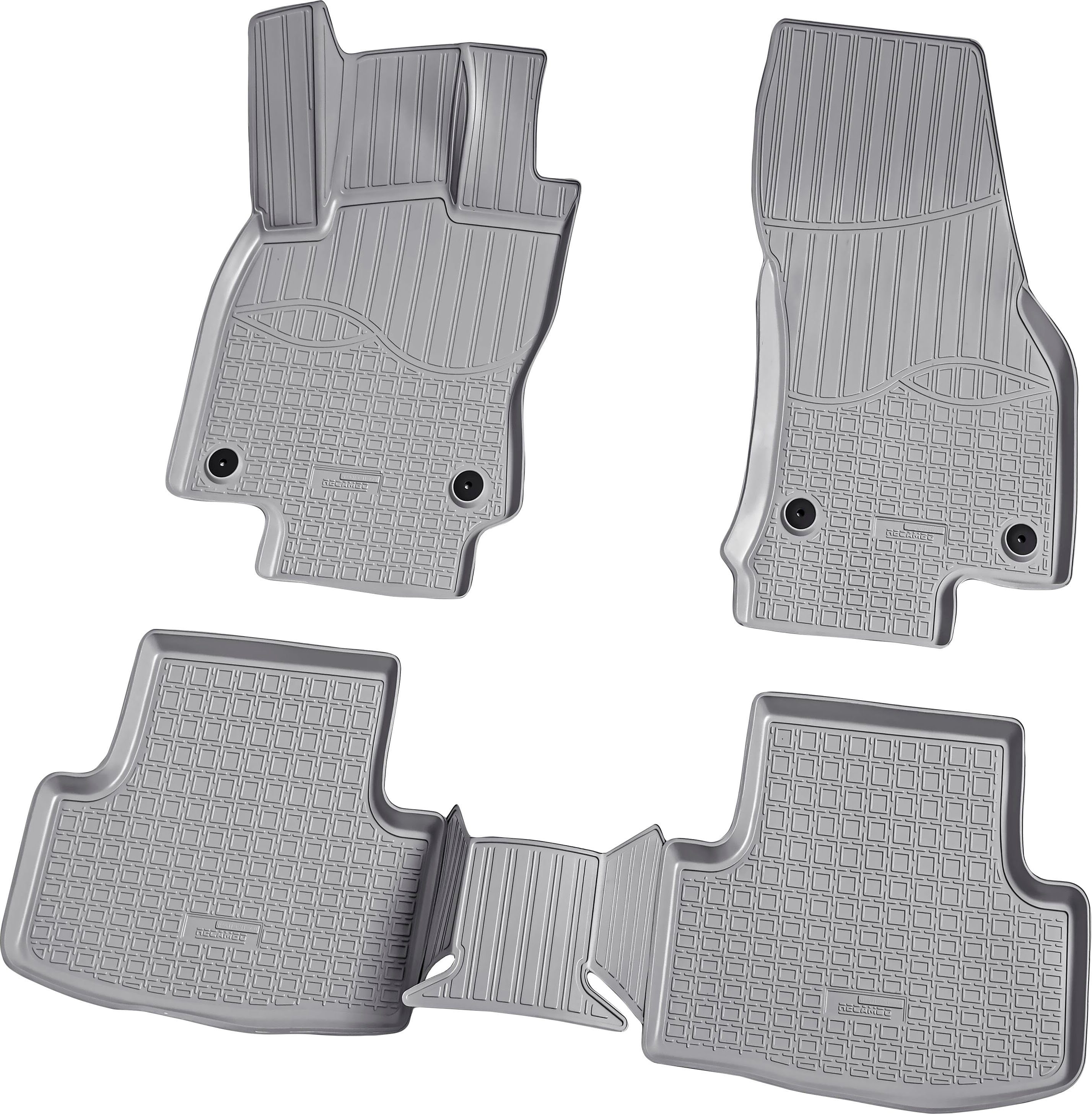 RECAMBO Passform-Fußmatten CustomComforts (4 St), für VW Touran