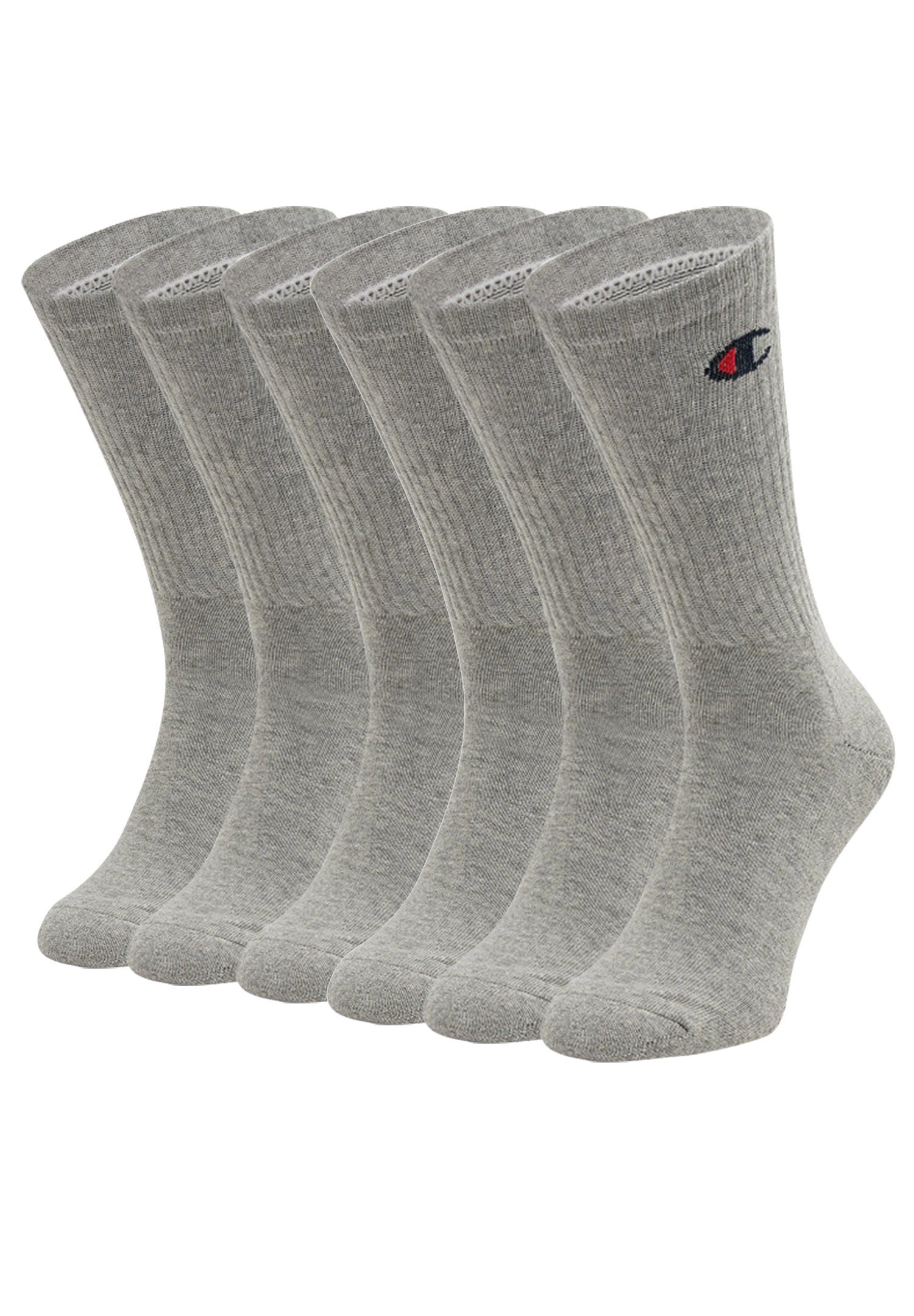 (6-Paar) Socks 400 Crew 6pk Champion - grey Socken