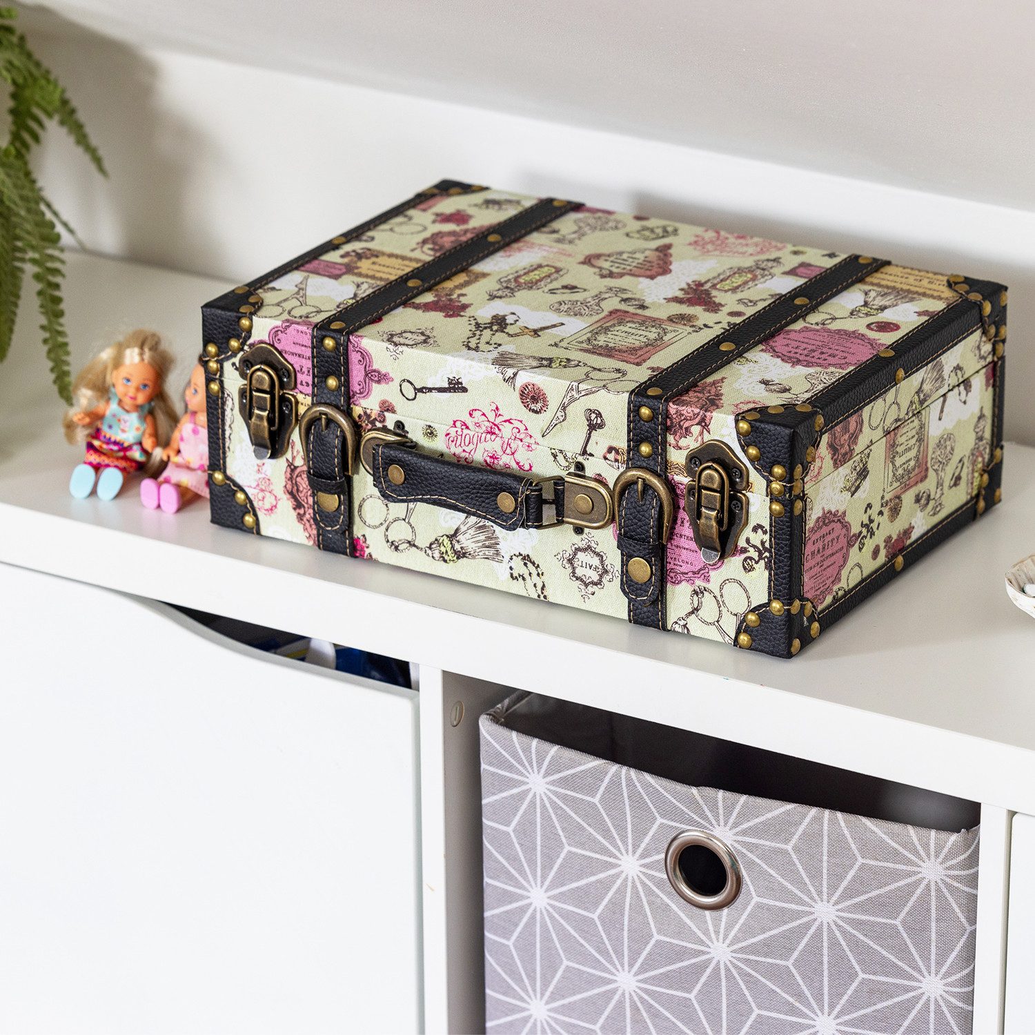 HMF Aufbewahrungsbox Geschenkkoffer im Barock Design, günstig online kaufen