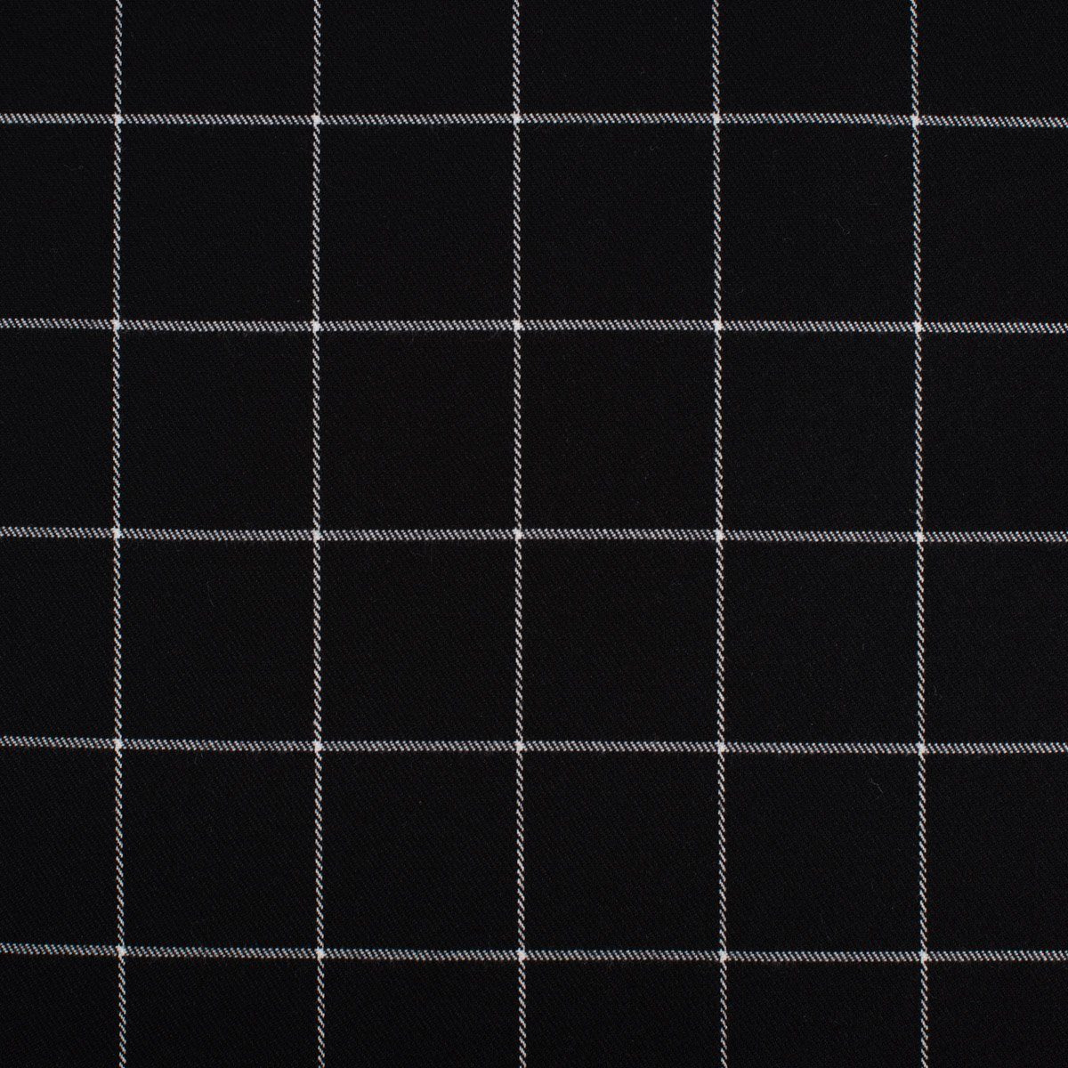 SCHÖNER LEBEN. Stoff Bekleidungsstoff Meterware Karostoff Gitter Vierecke schwarz weiß