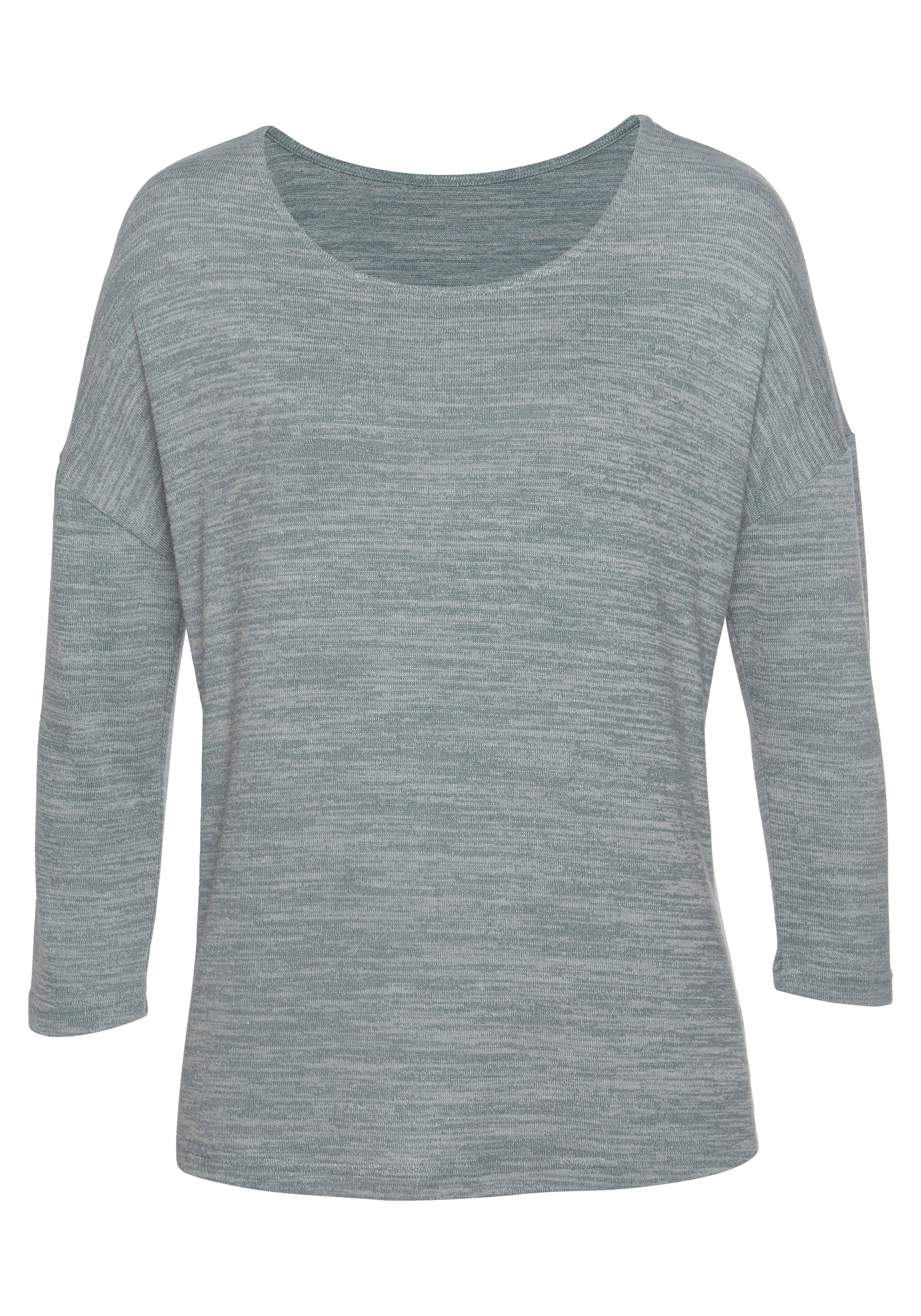Vivance by Lascana 3/4-Arm-Shirt aus elastischer Jersey Qualität mit Viskose, besonders weich – Bild 2 von 5