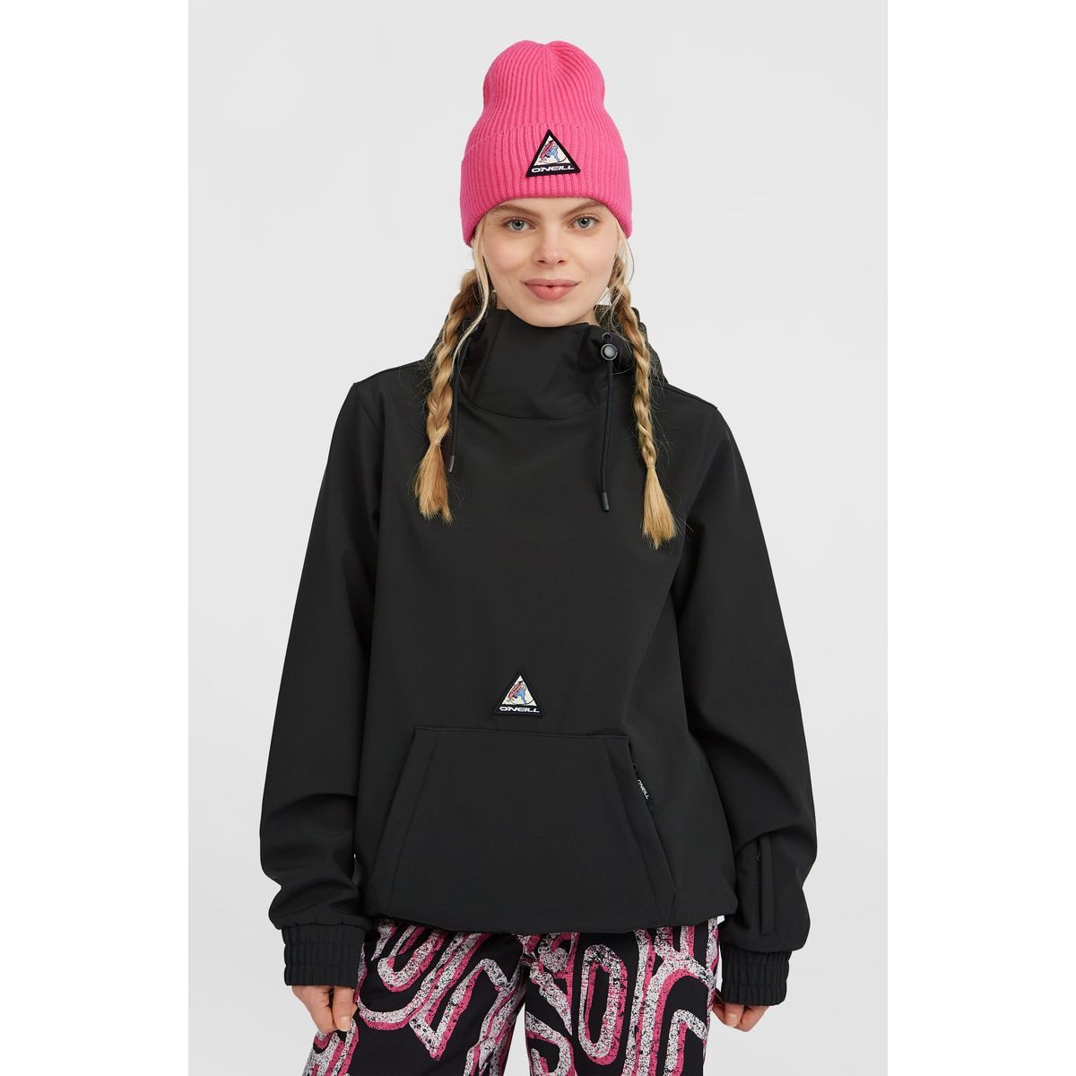 O'Neill Sweatshirt Fwc'play Softshell Hoodie Hochfunktionaler Damen-Hoodie im Oversized-Fit mit Wasserschutz und