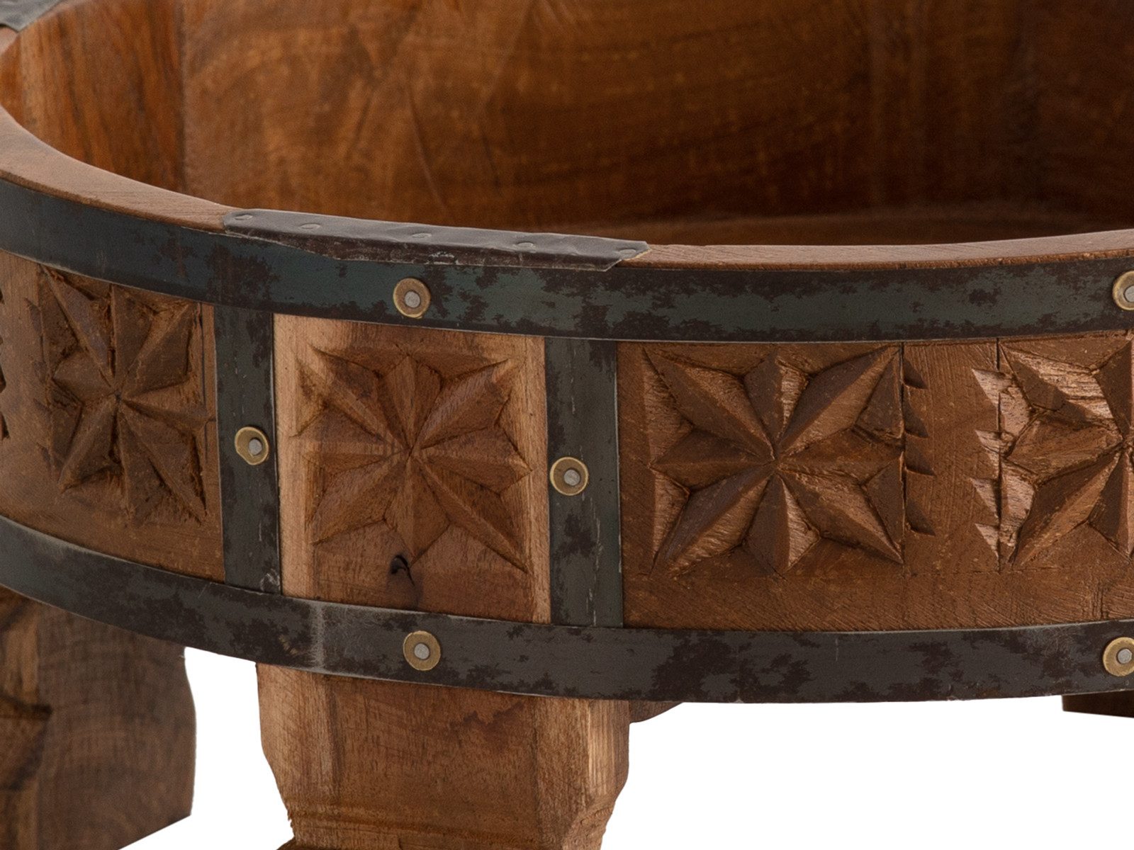 massivum Couchtisch Chakki 3er Set, Beistelltisch Massivholz (1-St)