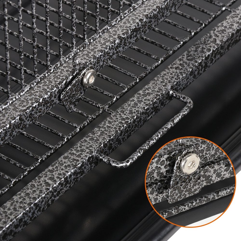 Yaheetech Vogelkäfig, mit Tür Vogelhaus Vogelbauer mit 4 Rollen