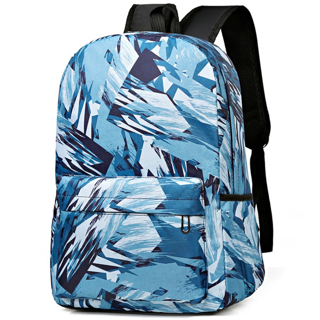 DÖRÖY Schulranzen Große Kapazität Schultasche für Studenten,Schule Mode lässig Rucksäcke blau