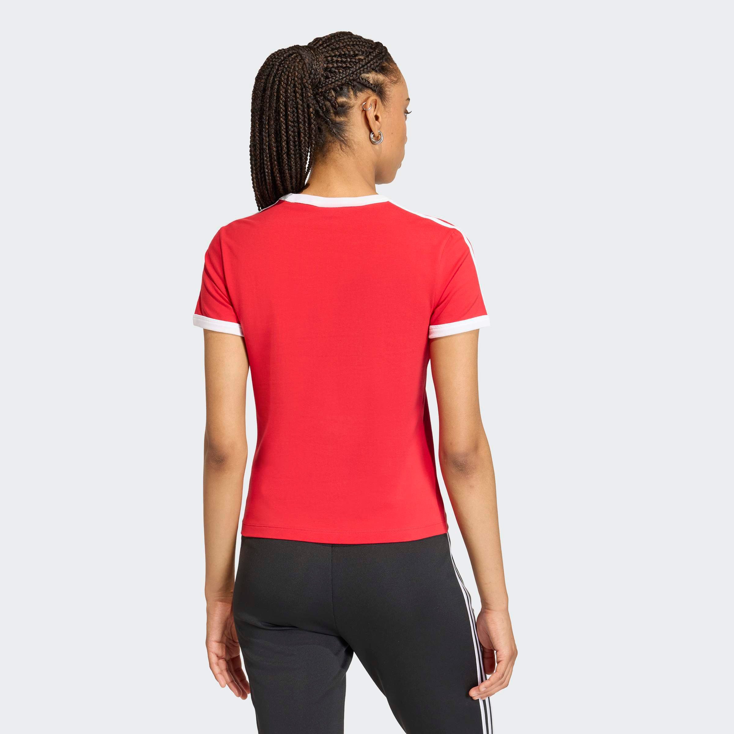 adidas Originals T-Shirt 3-STREIFEN SLIM sanft anliegende Passform, ohne Ve günstig online kaufen