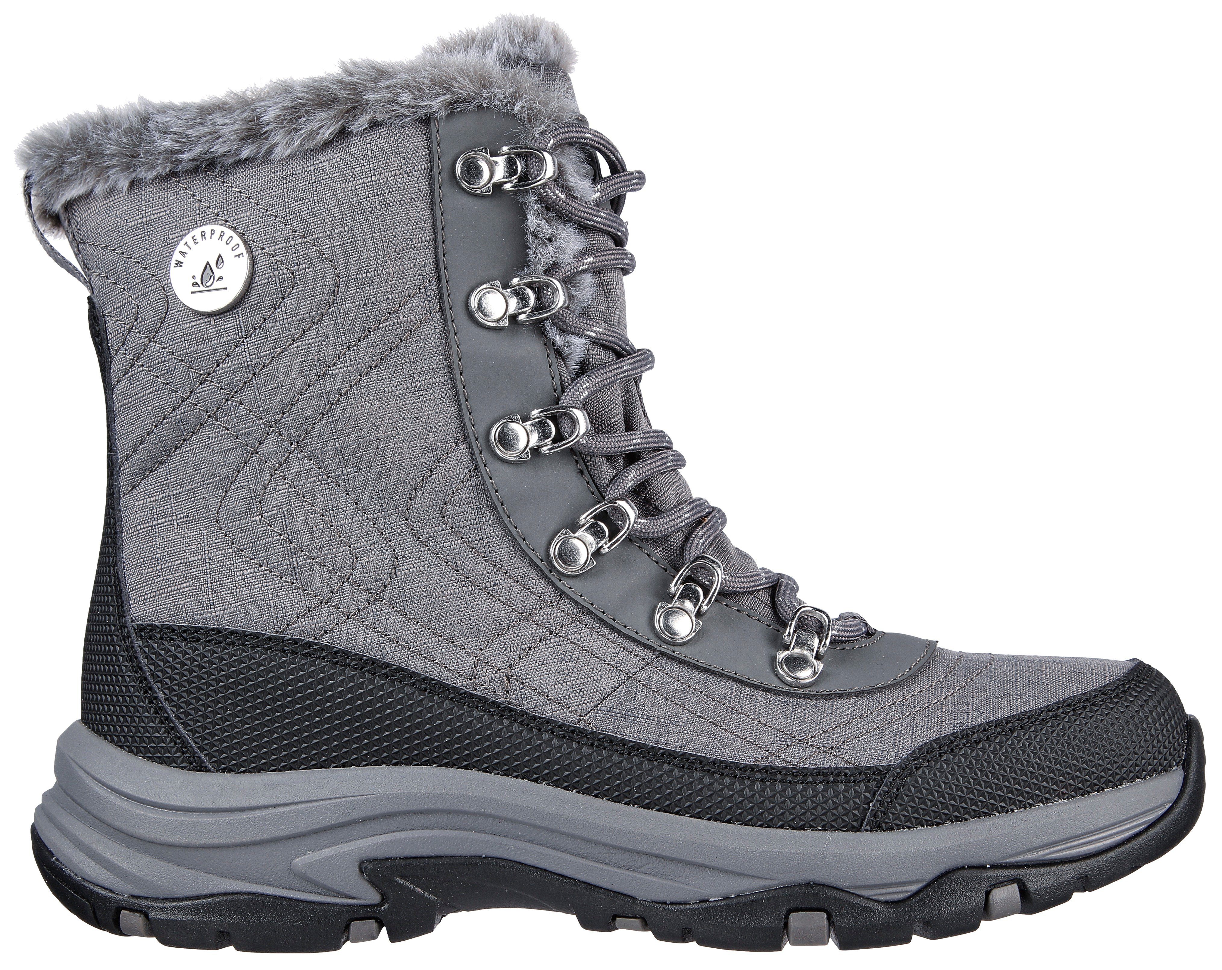 Skechers TREGO - COLD mit BLUES Waterproof-Ausstattung Winterboots grau-schwarz