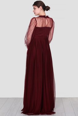 Modabout Abendkleid Damen Langes Abendkleid Maxikleid - NELB0588D5128BRD (1-tlg)