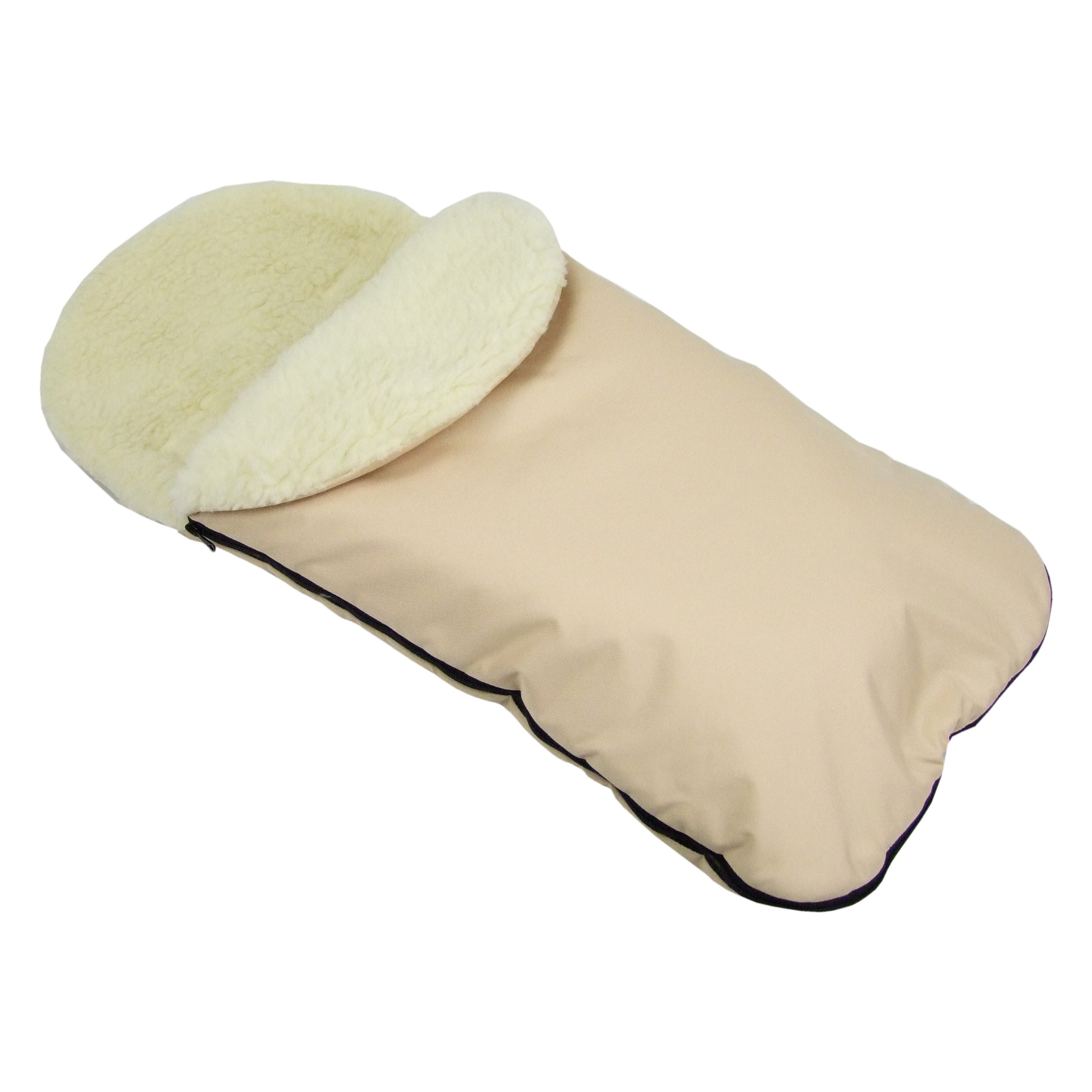 BambiniWelt by Rafael K. Fußsack Winterfußsack Fußsack für Babyschalen universal mit Lammwolle von BambiniWelt by Rafael K.