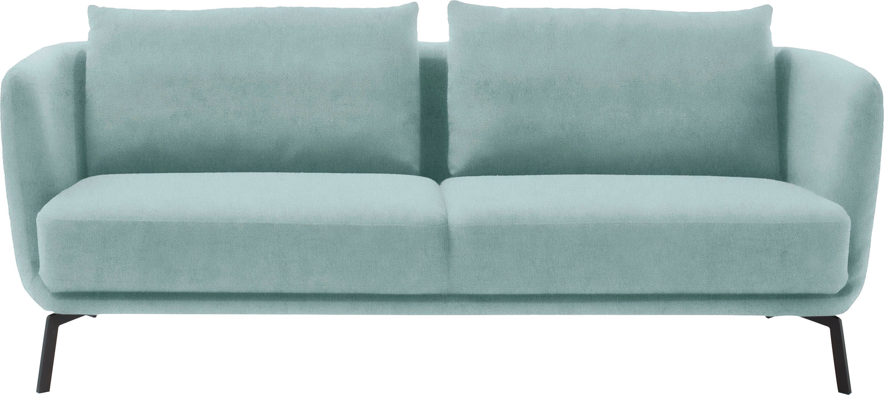 SCHÖNER WOHNEN-Kollektion 3-Sitzer Pearl - 5 Jahre Hersteller-Garantie, auch in Bouclé, Maße (B/H/T): 210/71/91 cm, Füße Metall