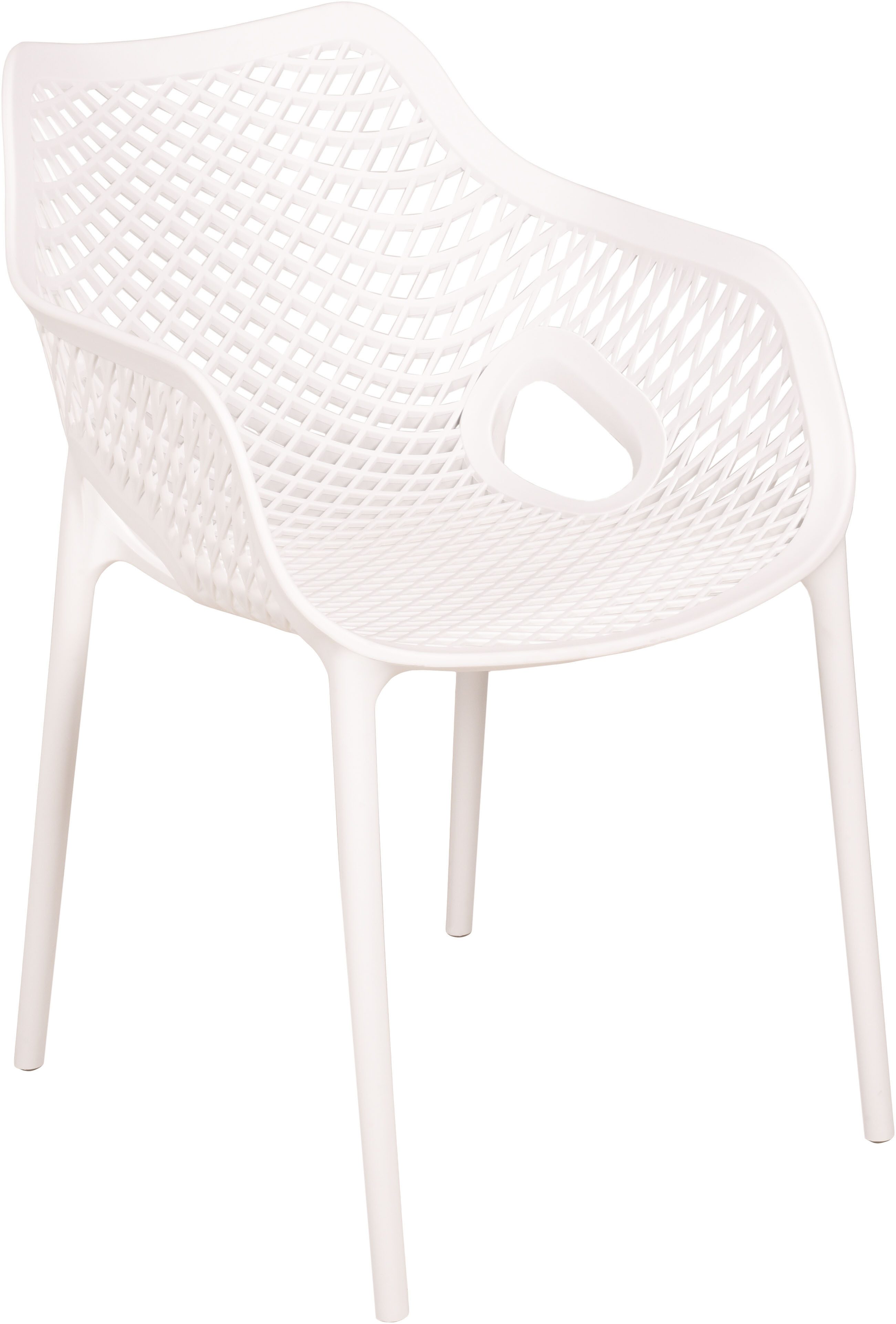 Garden Pleasure Stapelstuhl LAURIA (Set, 2 St), gefertigt ohne Verschraubungen