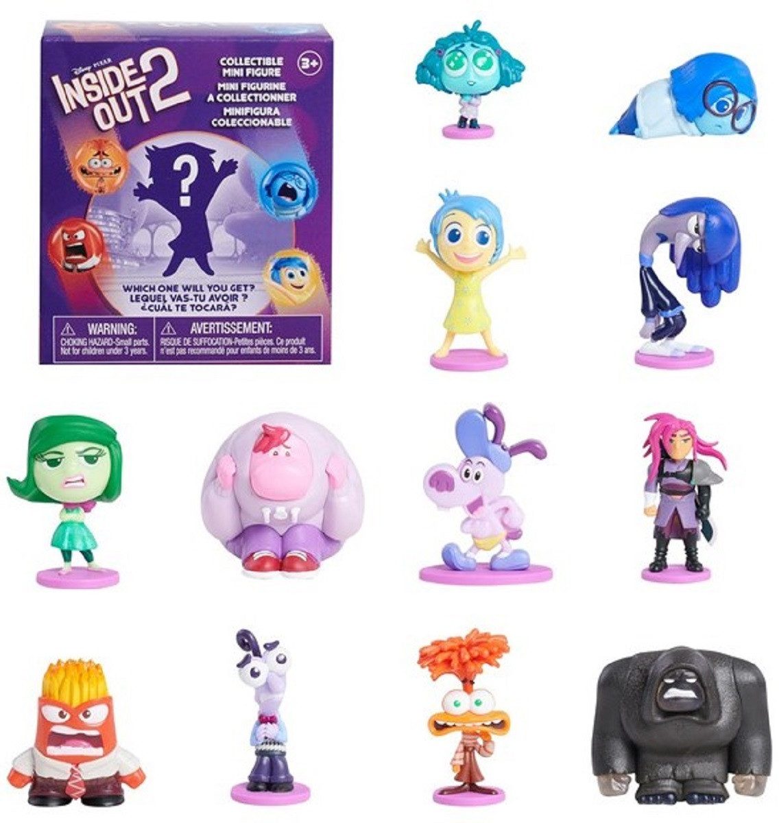 Disney Sammelfigur Sammelfigur Blindpack Überraschung Mini Figur zufällige Auswahl (Set, 1 St., Geschenk-Set), Zufallsfigur im Blindpack mit Überraschungseffekt für Sammler