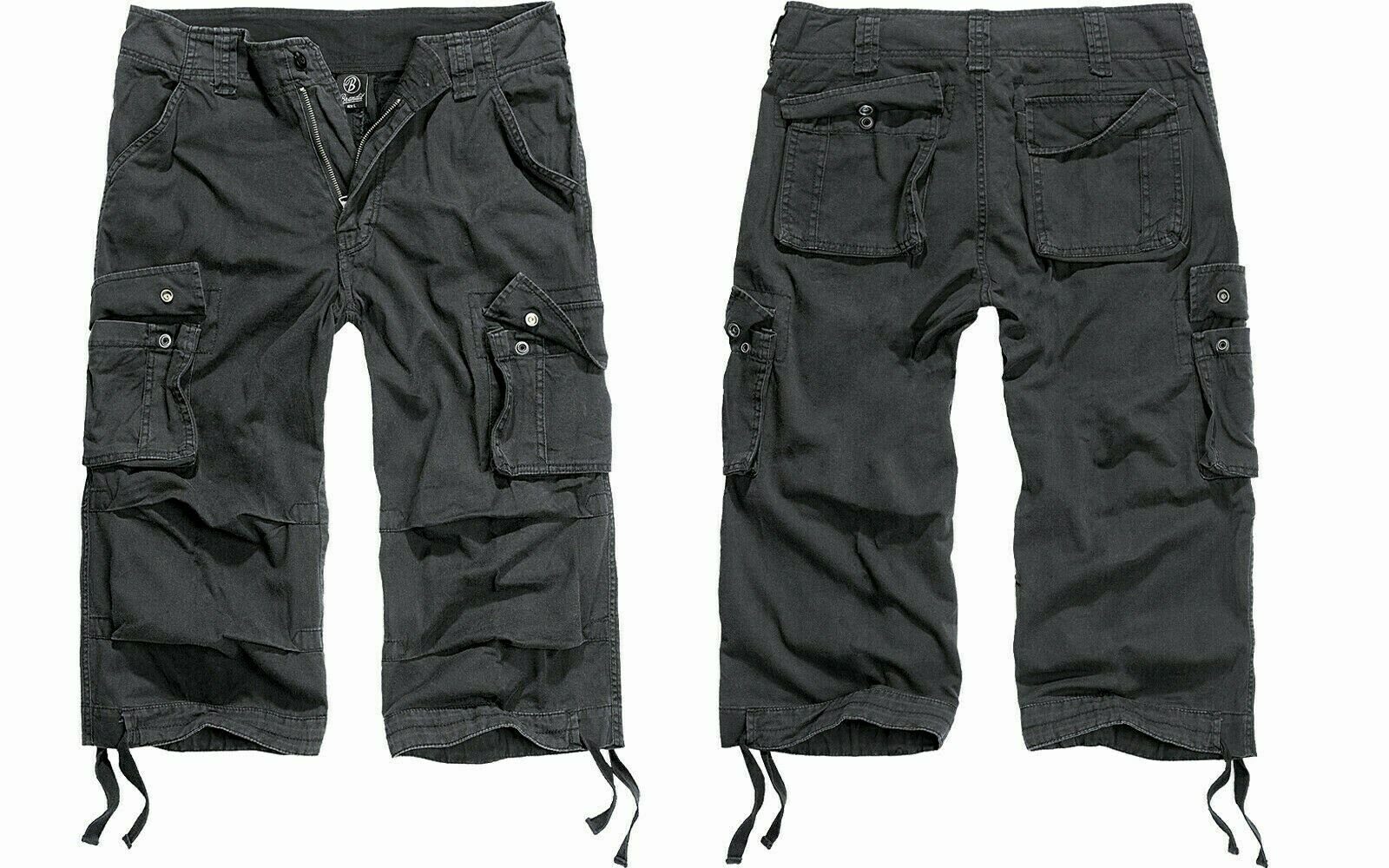 Brandit Shorts 3/4 Herren Cargoshorts Bermuda Kurze Hose Short US Army lange Shorts
