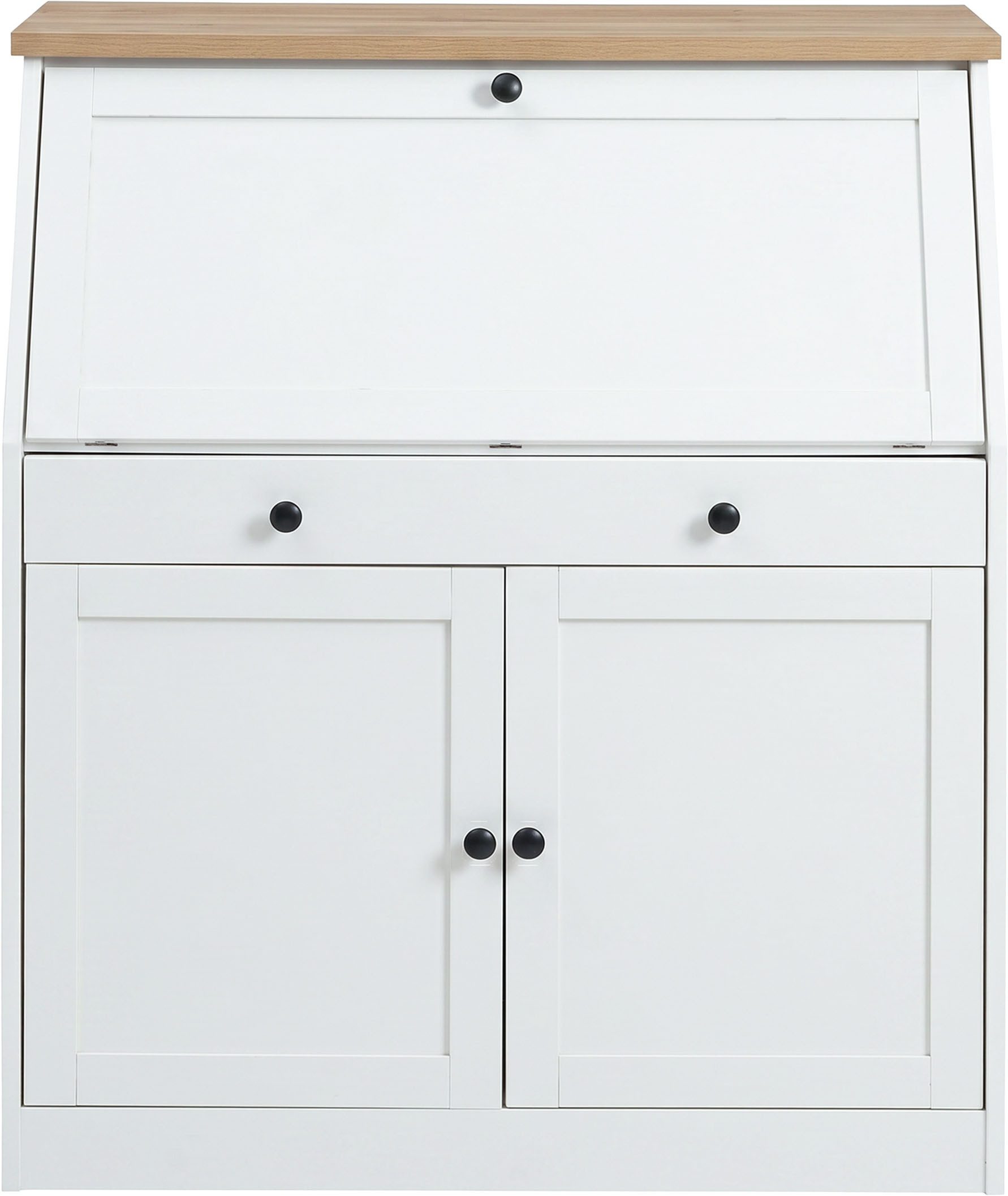 OTTO home Sekretär Ismund, viel Stauraum, mit Kabelkanal, Breite: 98 cm – Bild 4 von 5