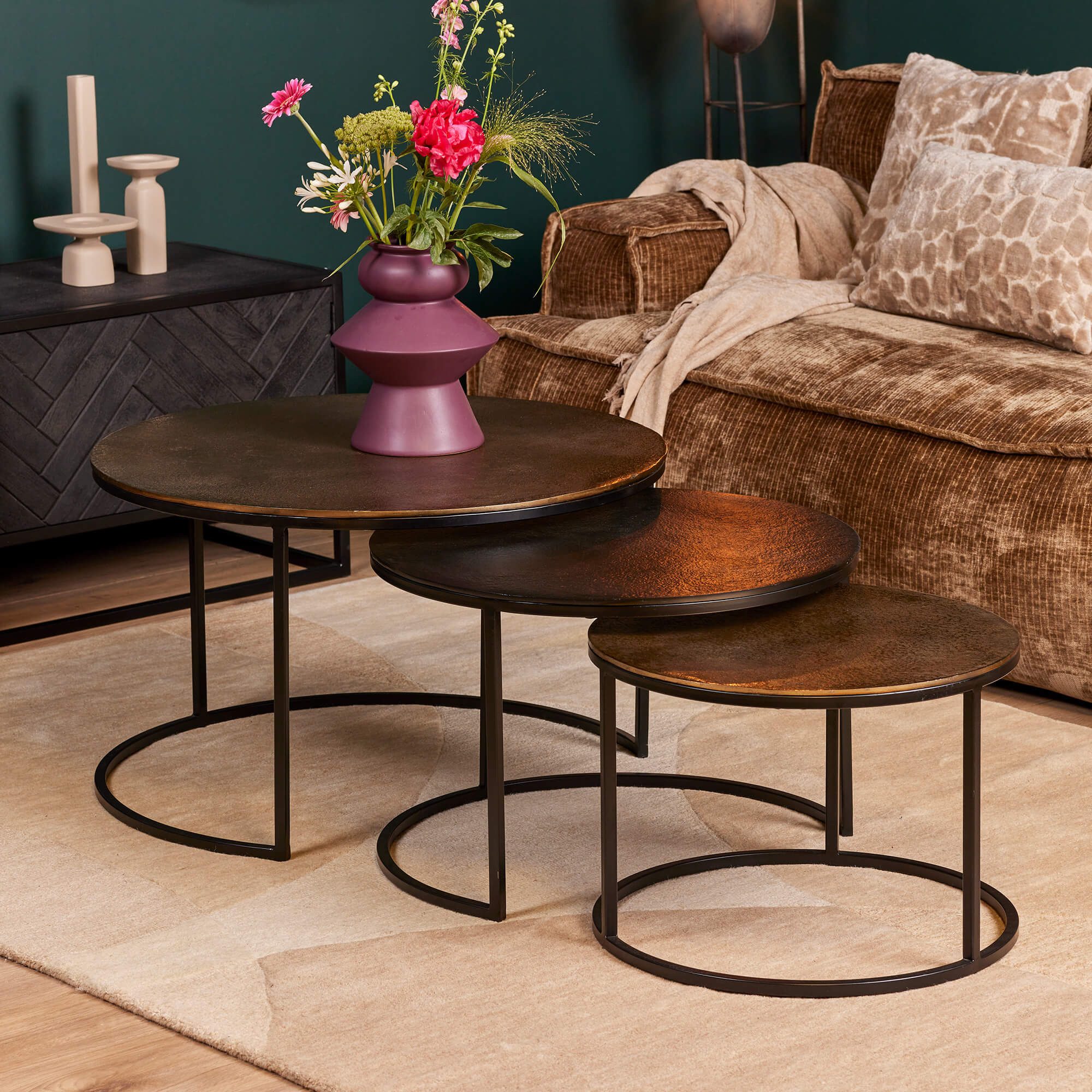 Couchtisch Couchtisch-Set Santo