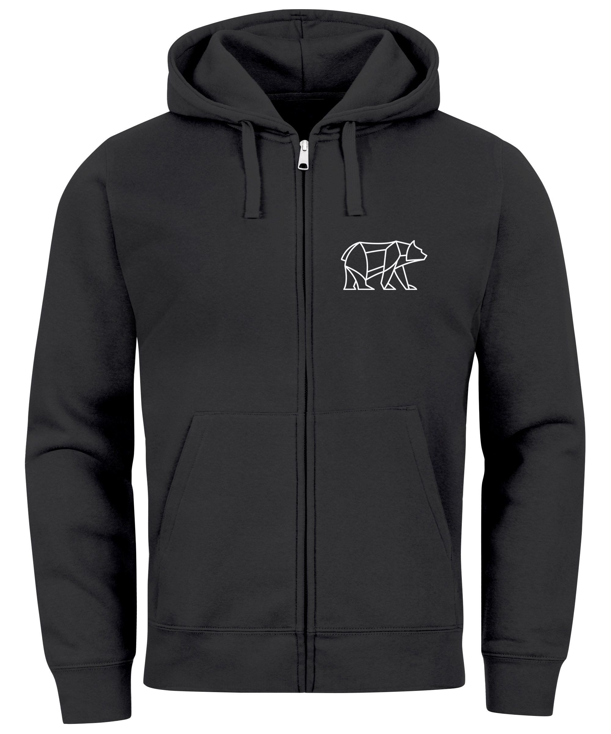 Neverless Sweatjacke Zip-Hoodie Sweatjacke mit Kapuze günstig online kaufen