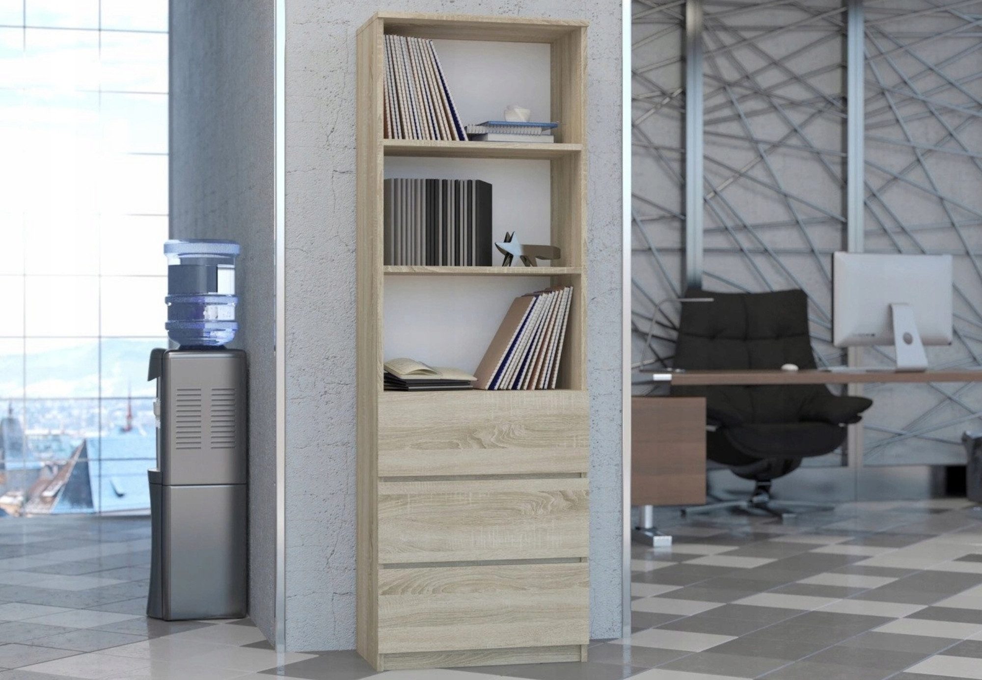 Home Collective Bücherregal mit 3 Schubladen günstig online kaufen