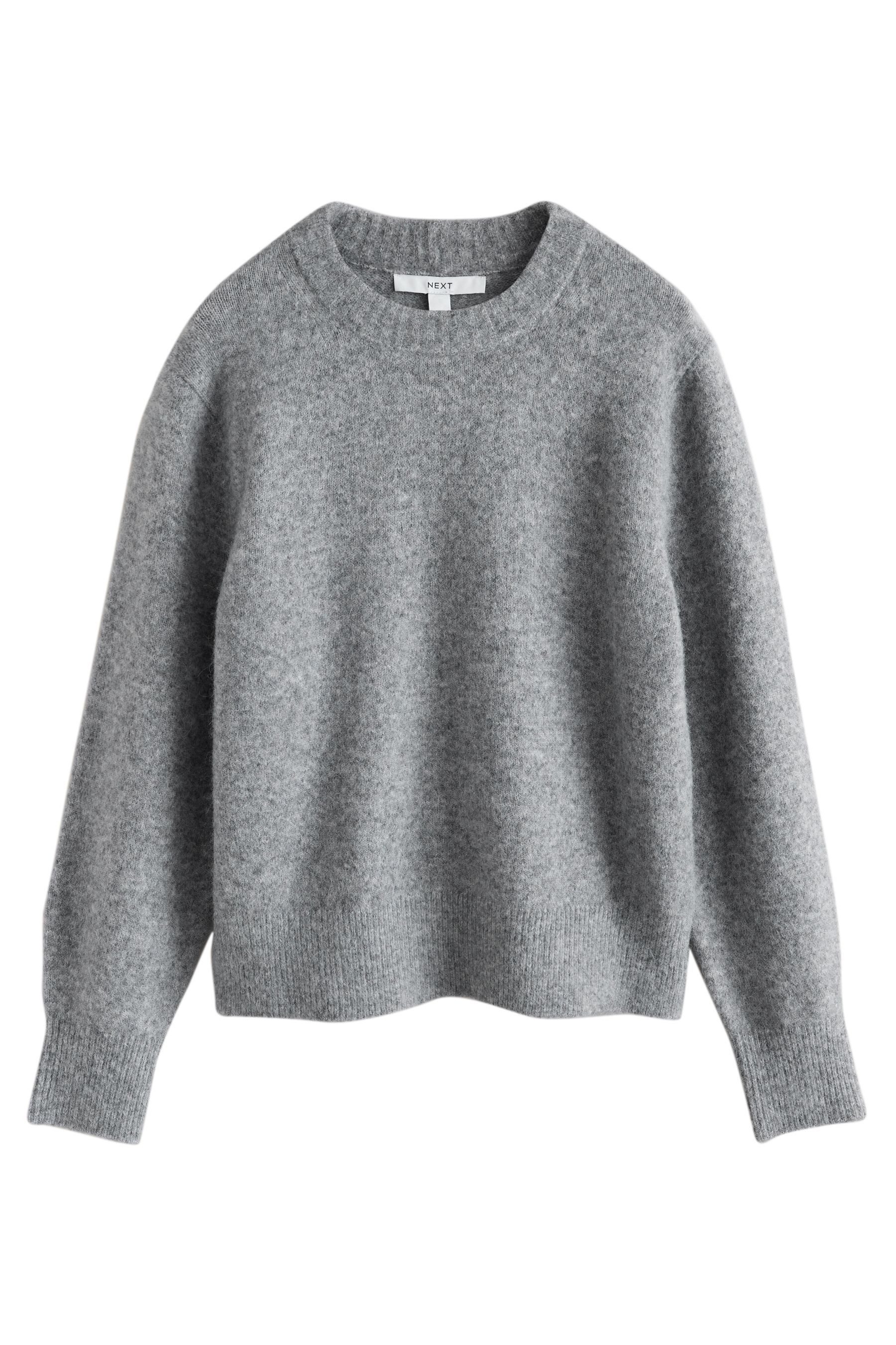Next Rundhalspullover Langärmeliger Rundhals-Strickpullover (1-tlg)