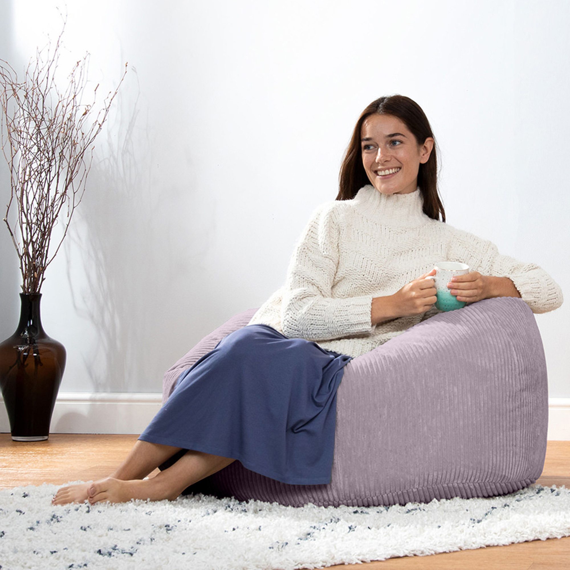 icon Sitzsack Klassischer Sitzsack aus Cord günstig online kaufen